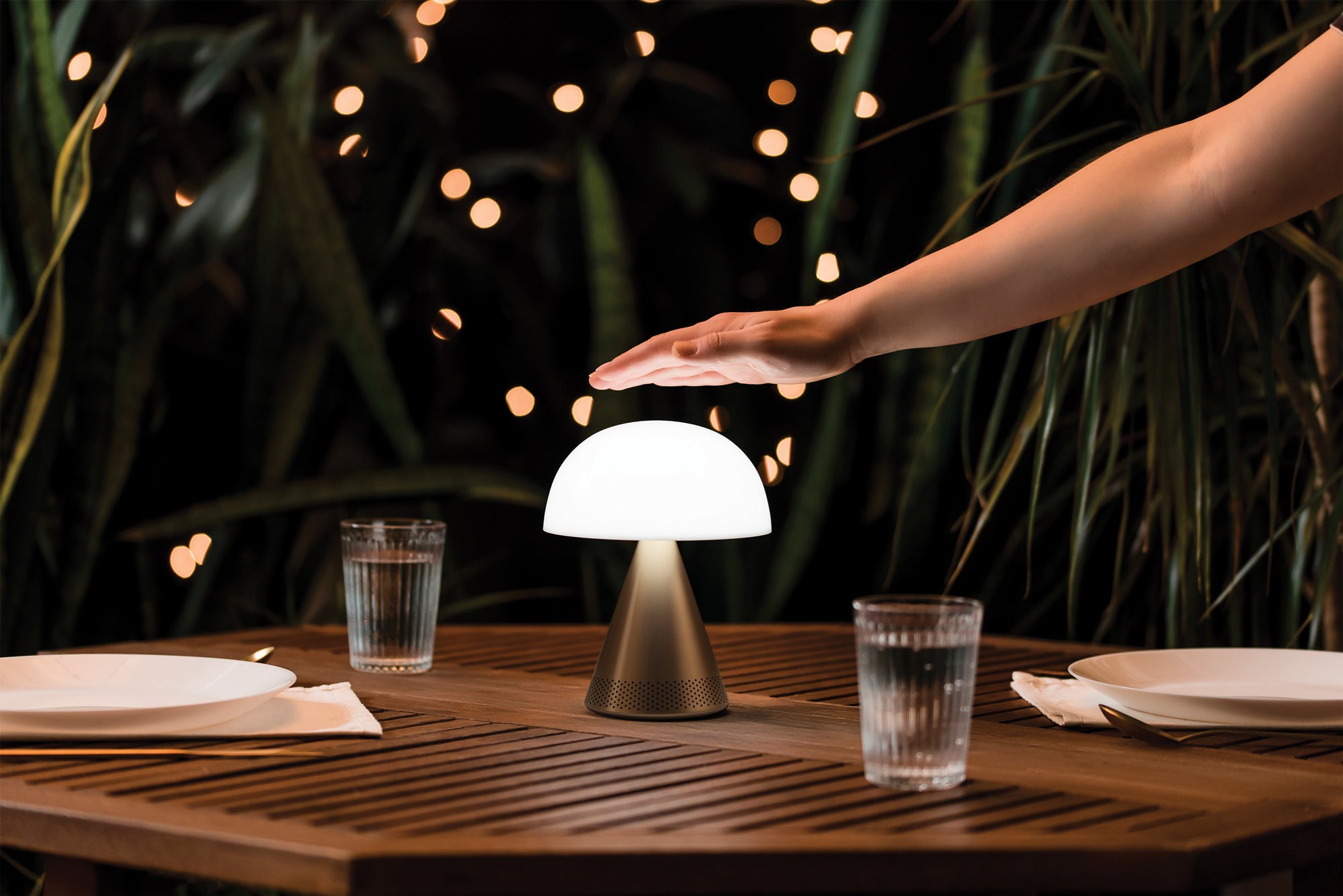 Lexon-Mina L Led Lamba Ve Bluetooth Hoparlör Dore-Led Lamba-7-Milagron.com