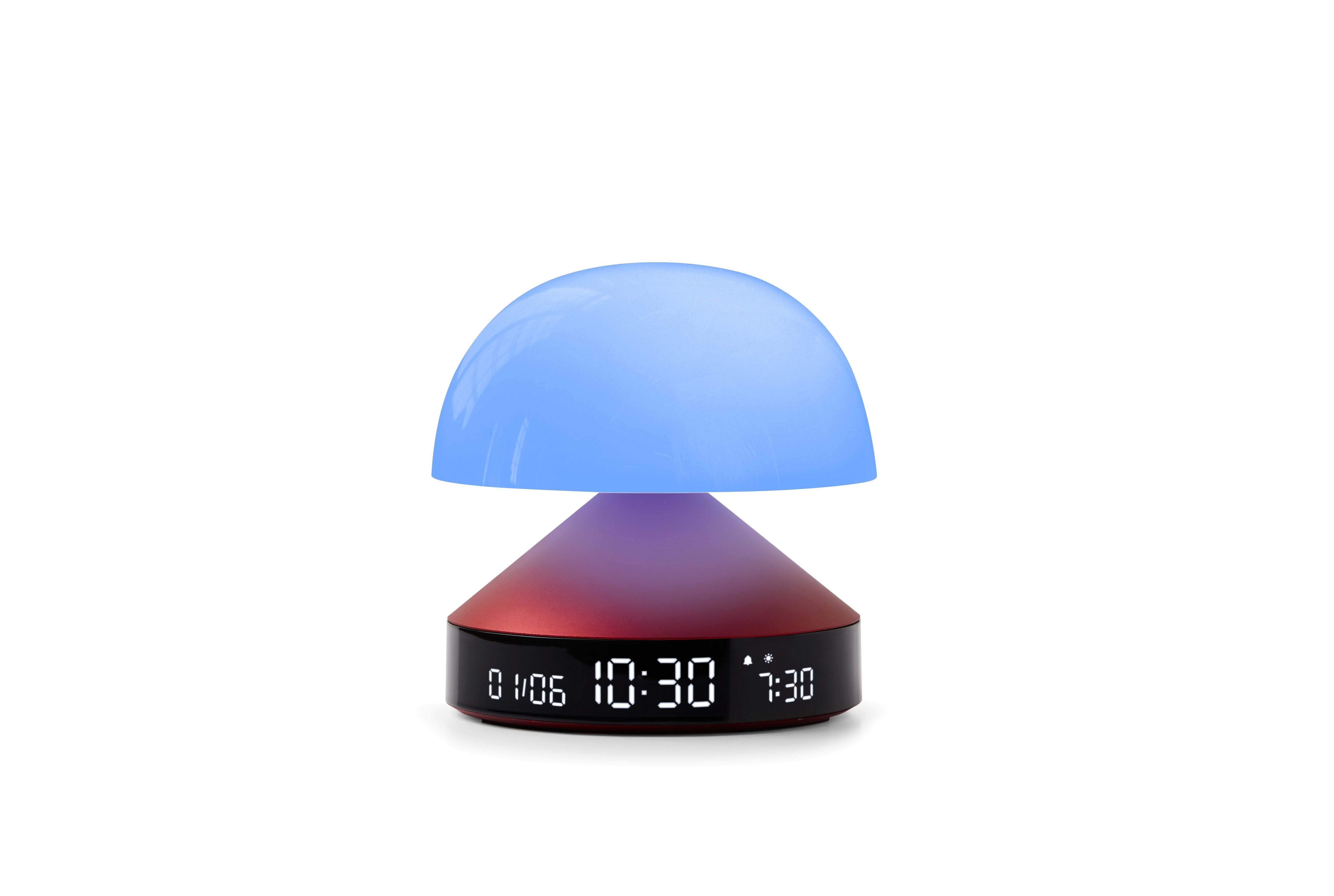 Lexon-Mina Sunrise Koyu Kırmızı Alarm Saatli Gün Işığı Simulatörü & Aydınlatma-Masa Lambası-4-Milagron.com