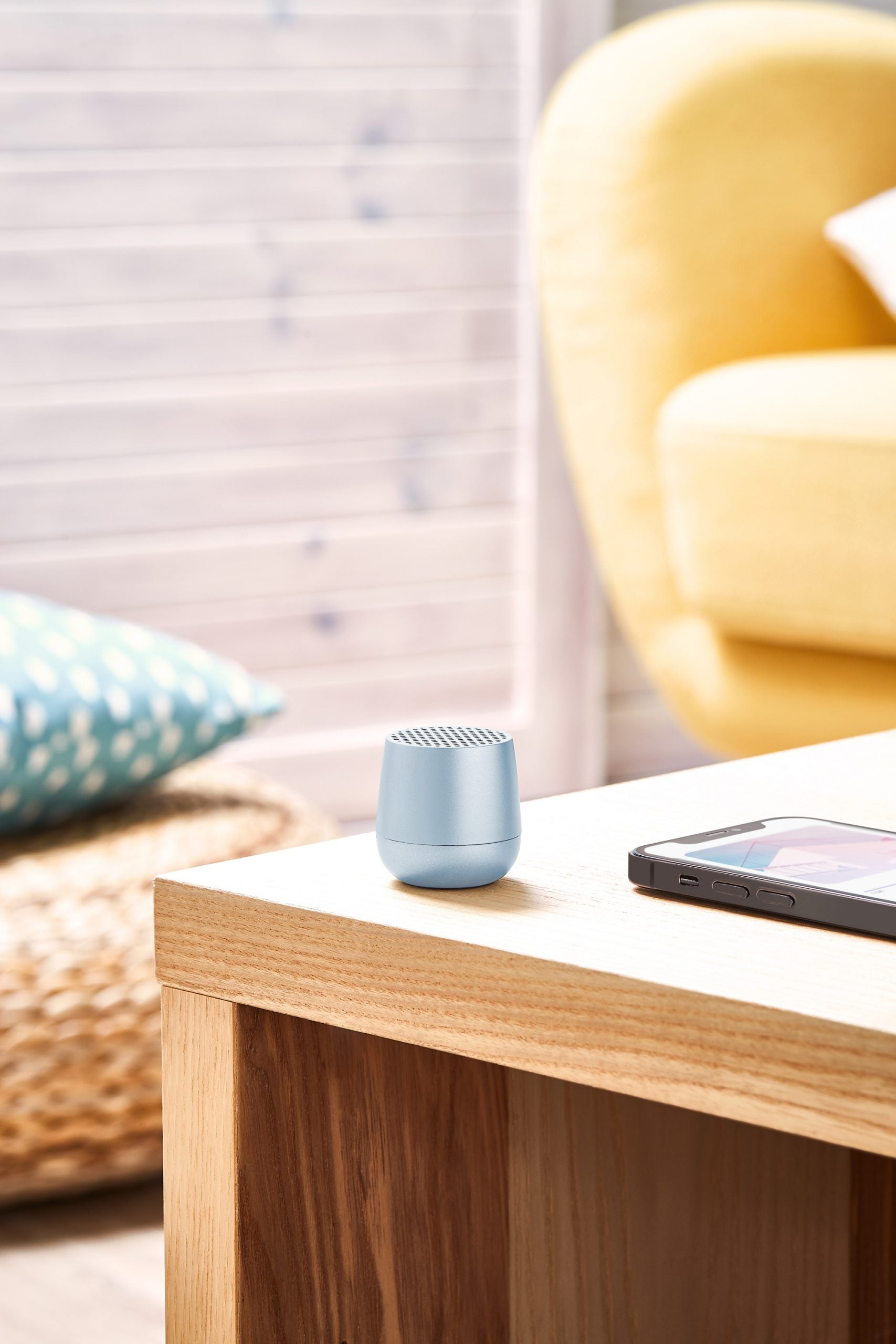 Lexon-Mino + Bluetooth Hoparlör Açık Mavi-Taşınabilir Hoparlör-4-Milagron.com