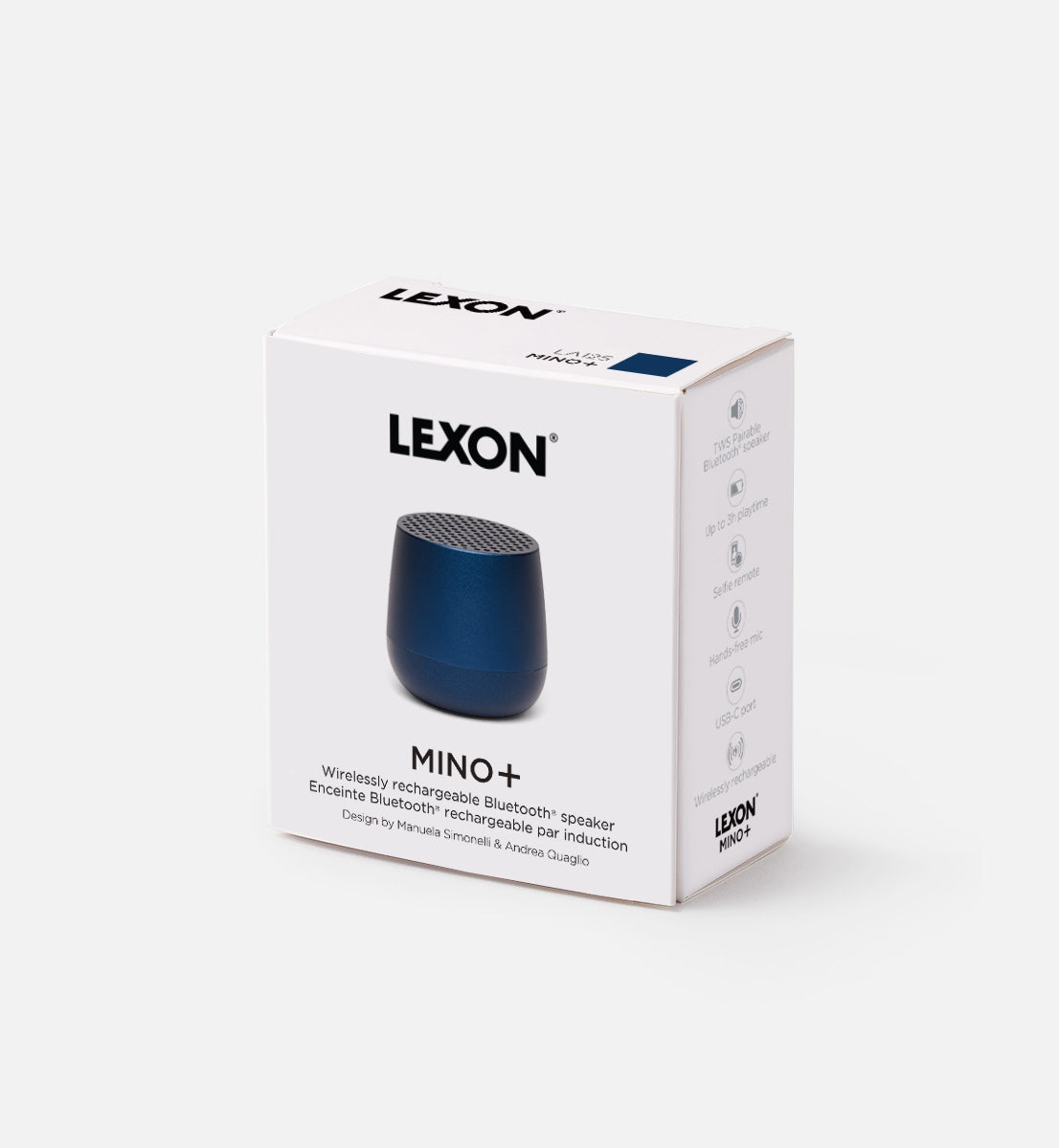 Lexon-Mino + Bluetooth Hoparlör Açık Mavi-Taşınabilir Hoparlör-5-Milagron.com