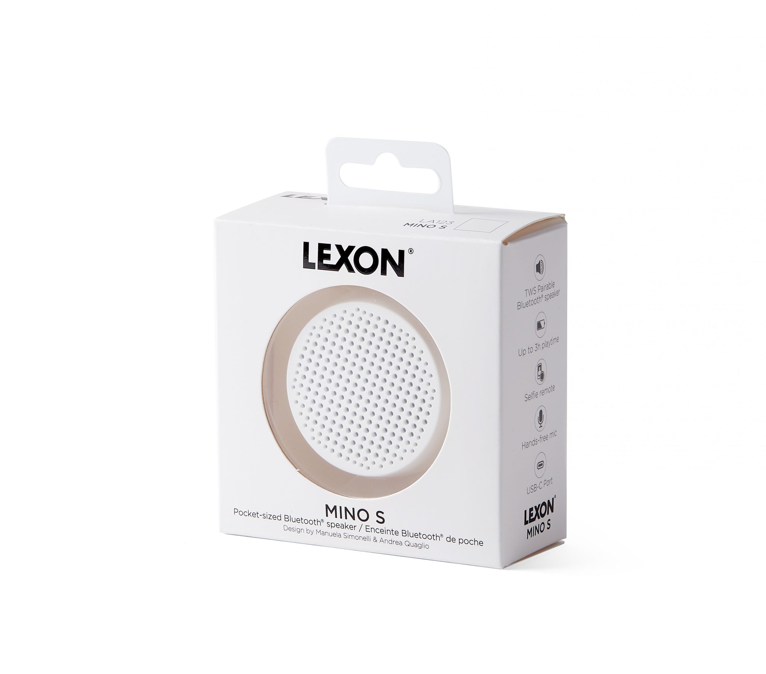 Lexon-Mino S Bluetooth Hoparlör Beyaz-Taşınabilir Hoparlör-9-Milagron.com