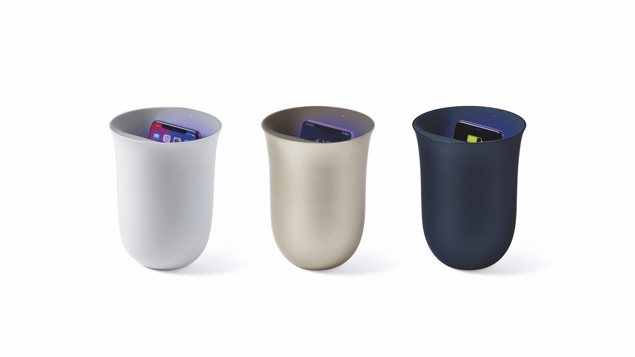 Lexon-Oblio Kablosuz şarj Cihazı Lacivert-Kablosuz Şarj Aleti-7-Milagron.com