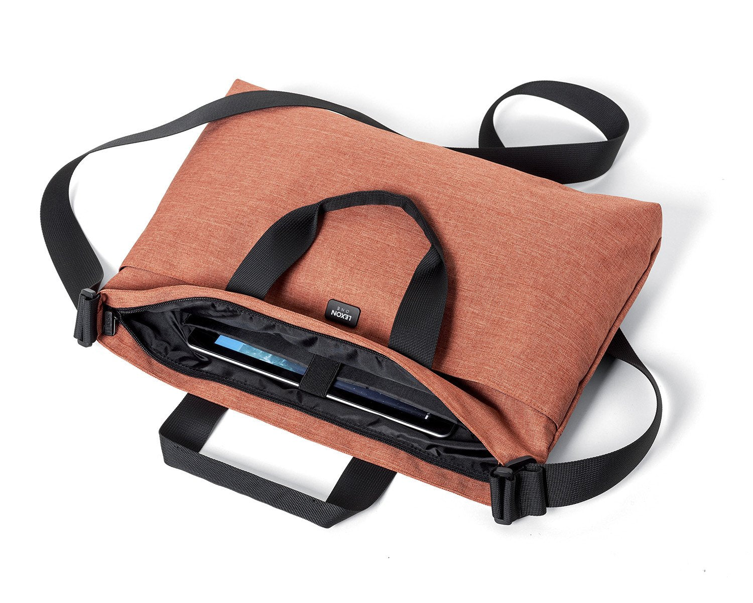 Lexon-One Laptop Bölmeli Evrak çantası Turuncu-Laptop & Evrak Çantası-2-Milagron.com