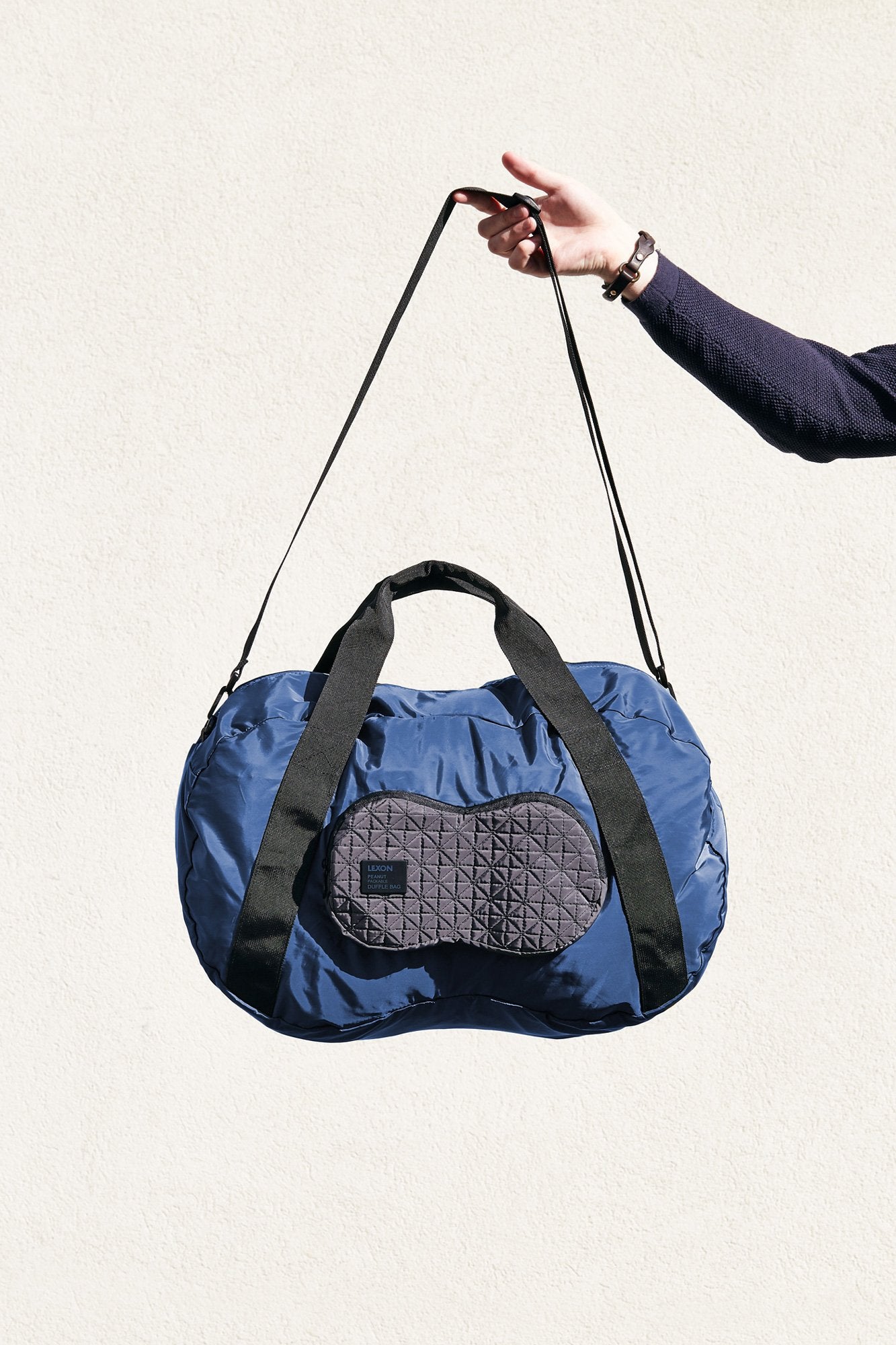 Lexon-Peanut Duffle Seyahat çantası Mavi-Bavul & Seyahat Çantası-4-Milagron.com