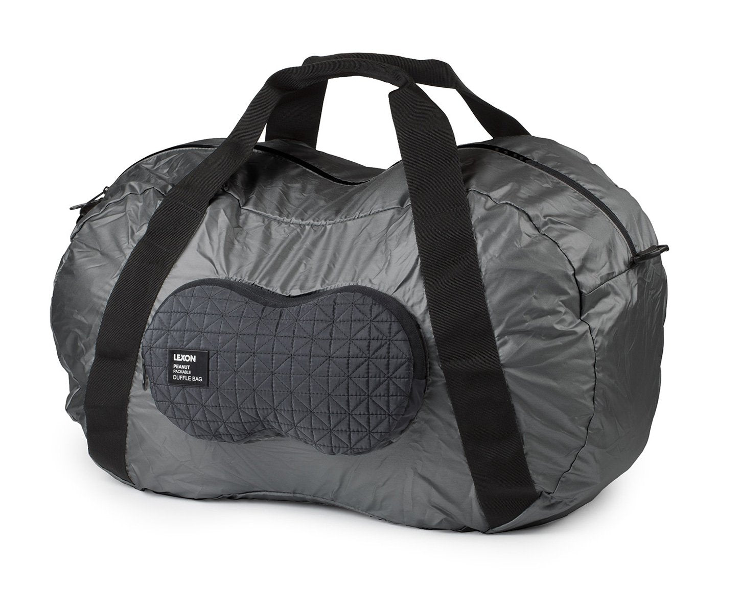 Lexon-Peanut Duffle Seyahat çantası Metalik Gri-Bavul & Seyahat Çantası-1-Milagron.com