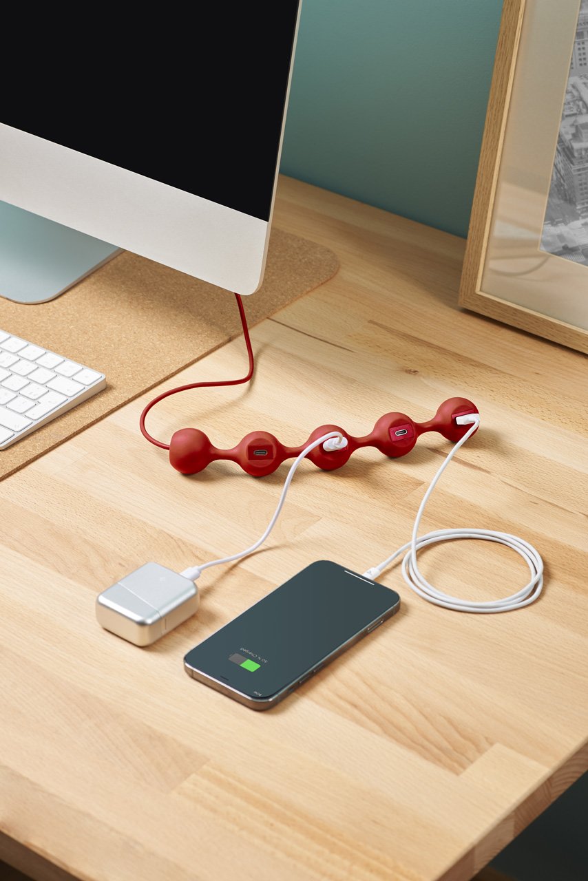 Lexon-Peas Hub C Usb çoğaltıcı Açık Mavi-Usb Çoğaltıcı-2-Milagron.com