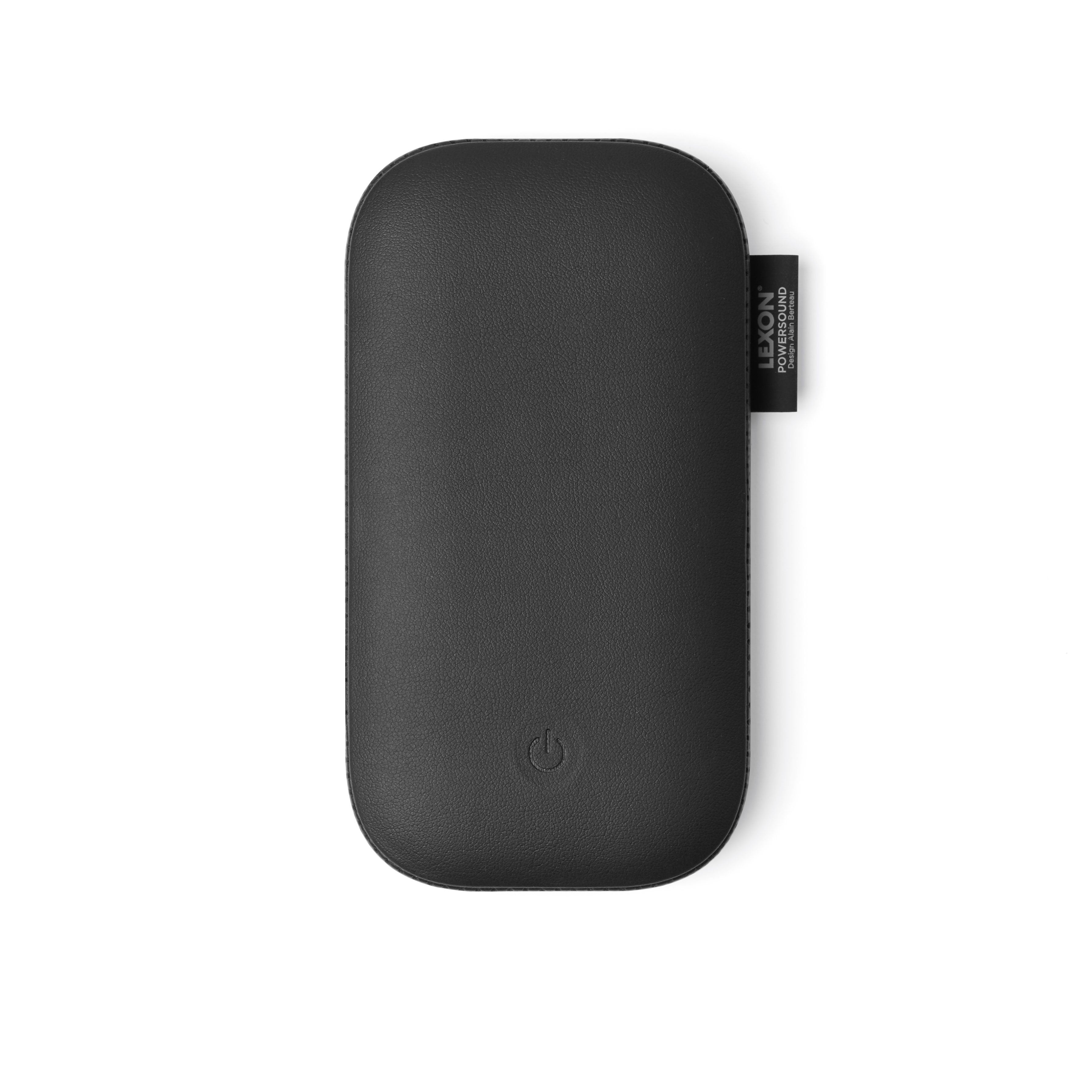 Lexon-Powersound Deri Kablosuz şarj Cihazı Ve Bluetooth Hoparlör Siyah-Taşınabilir Hoparlör-2-Milagron.com