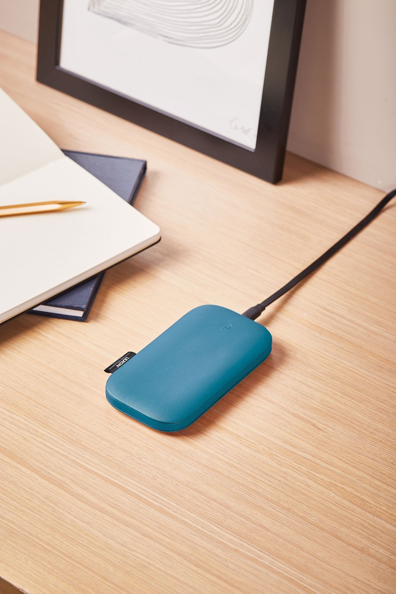 Lexon-Softpower Wirelessbank Kablosuz şarj Cihazı & Powerbank Mavi-Powerbank-9-Milagron.com