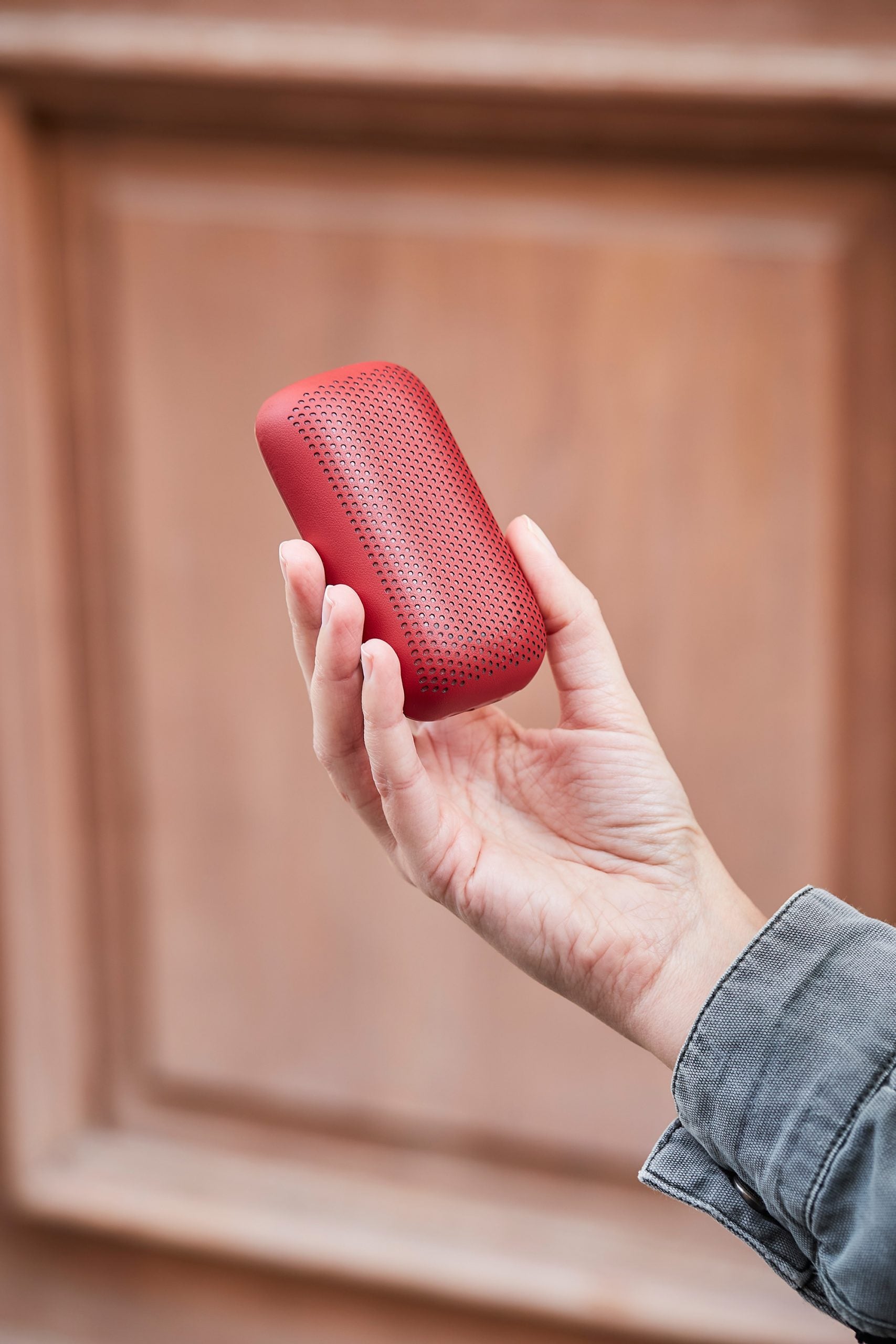 Lexon-Speakerbuds Bluetooth Kulaklık & Bluetooth Hoparlör Kırmızı-Kulaklık-3-Milagron.com