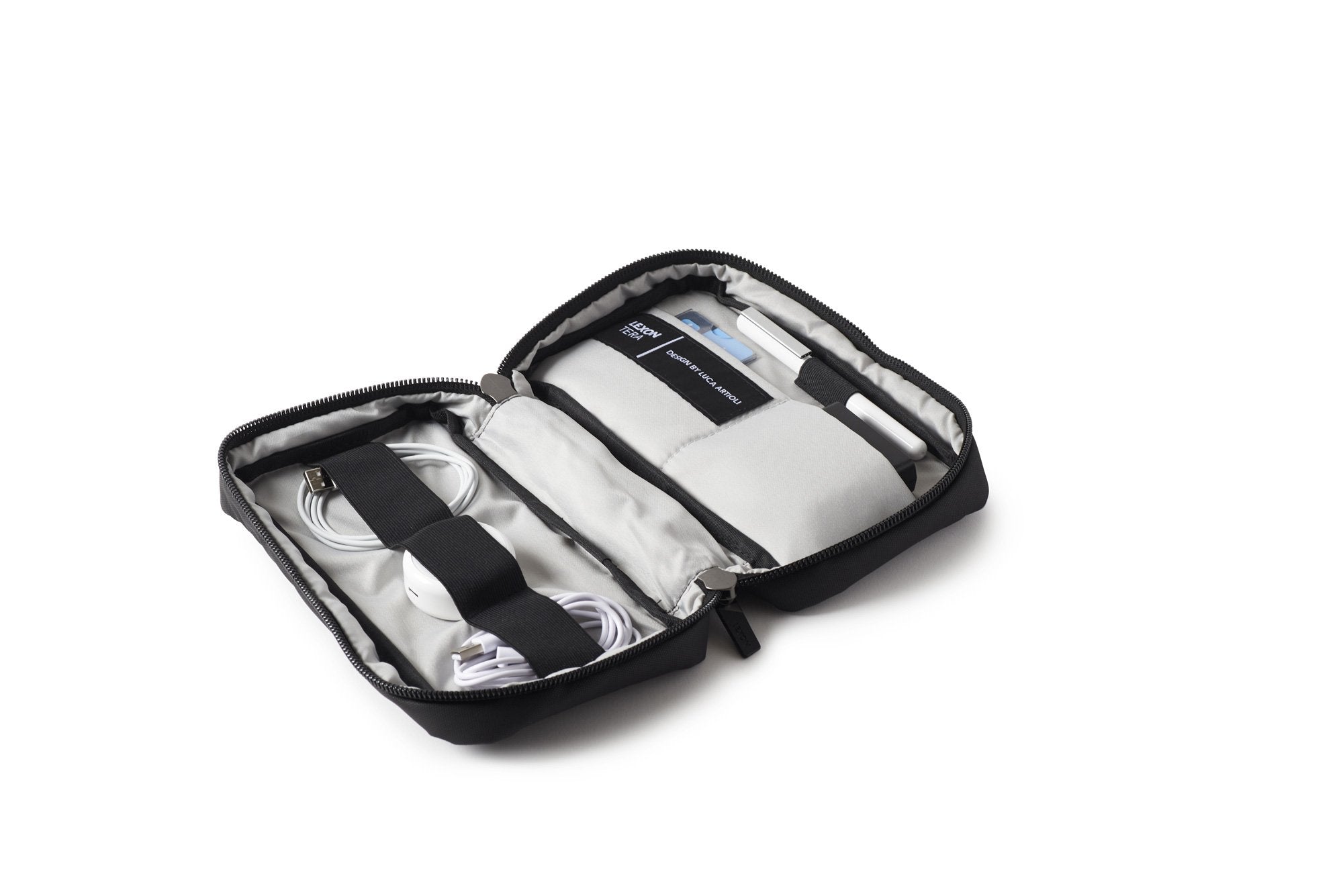 Lexon-Tera Organizer Pouch Siyah-Laptop & Evrak Çantası-4-Milagron.com