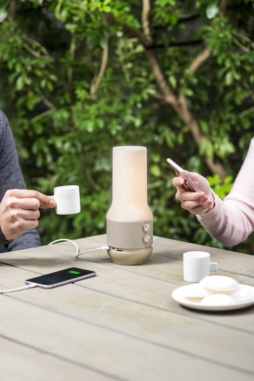 Lexon-Terrace + Lamba Bt Hoparlör Powerbank Dore-Taşınabilir Hoparlör-3-Milagron.com