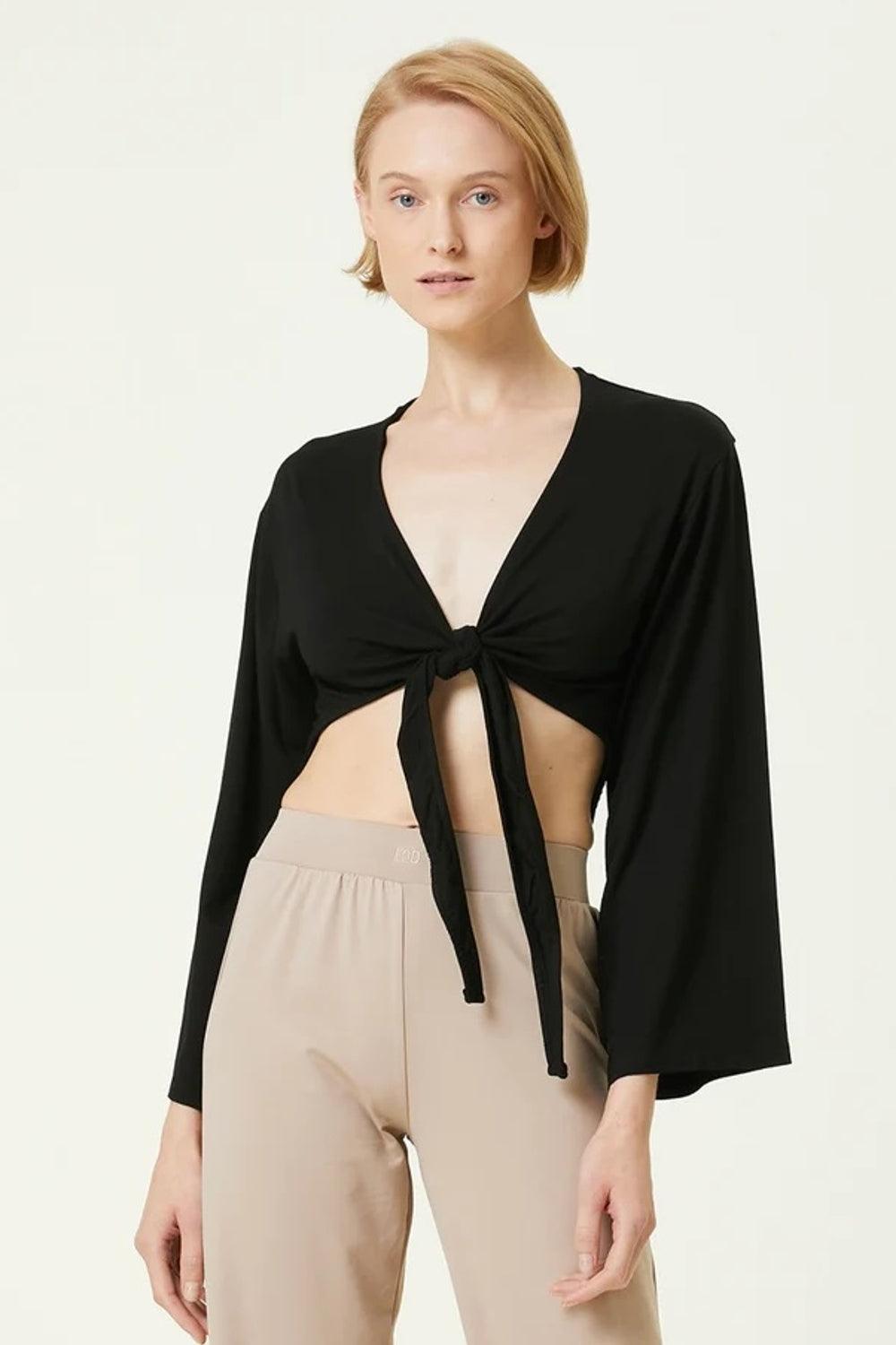 Liquide-SORUNLU - Chakra Bluz Siyah-Bluz-2-Milagron.com