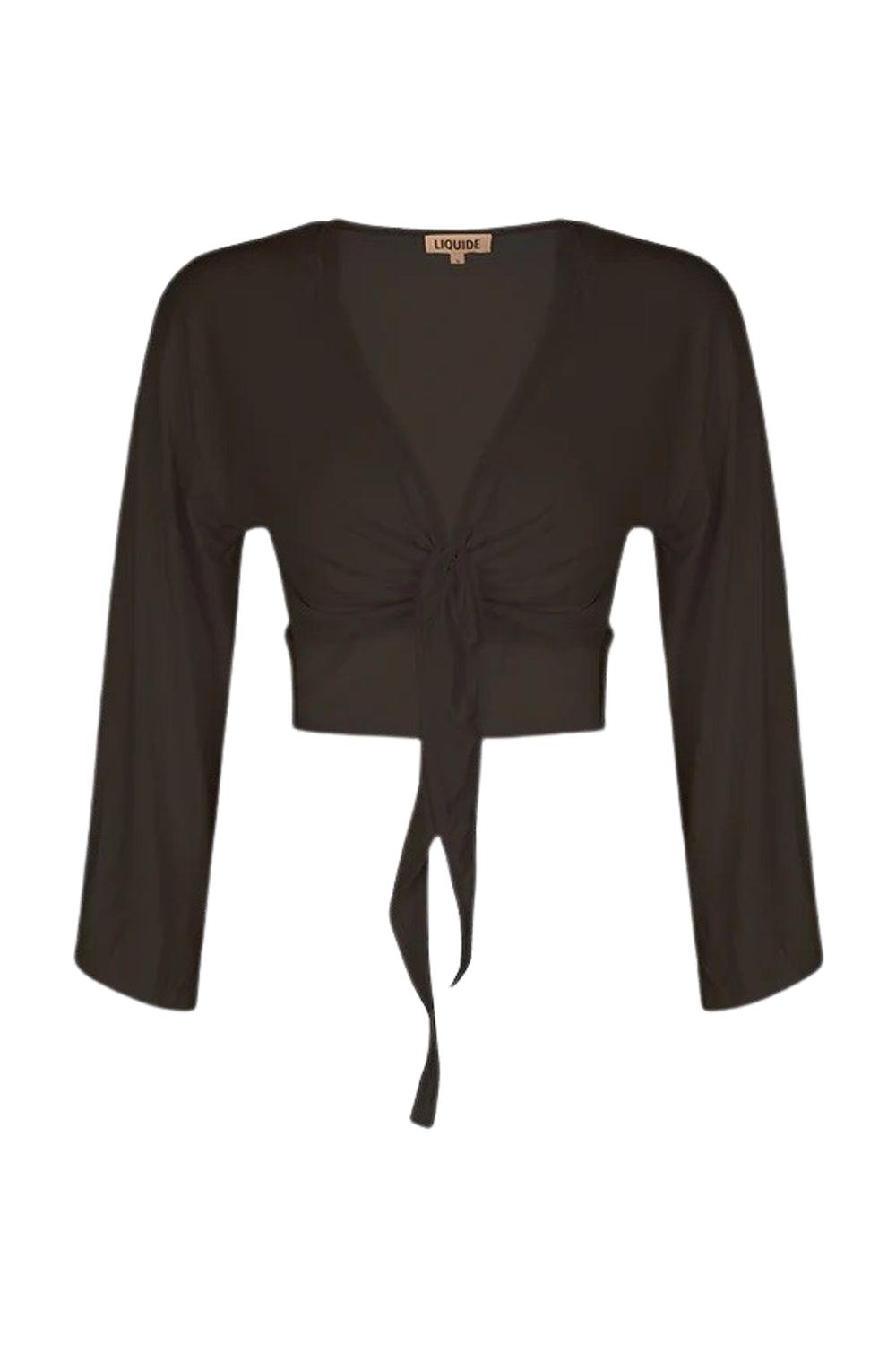 Liquide-SORUNLU - Chakra Bluz Siyah-Bluz-3-Milagron.com