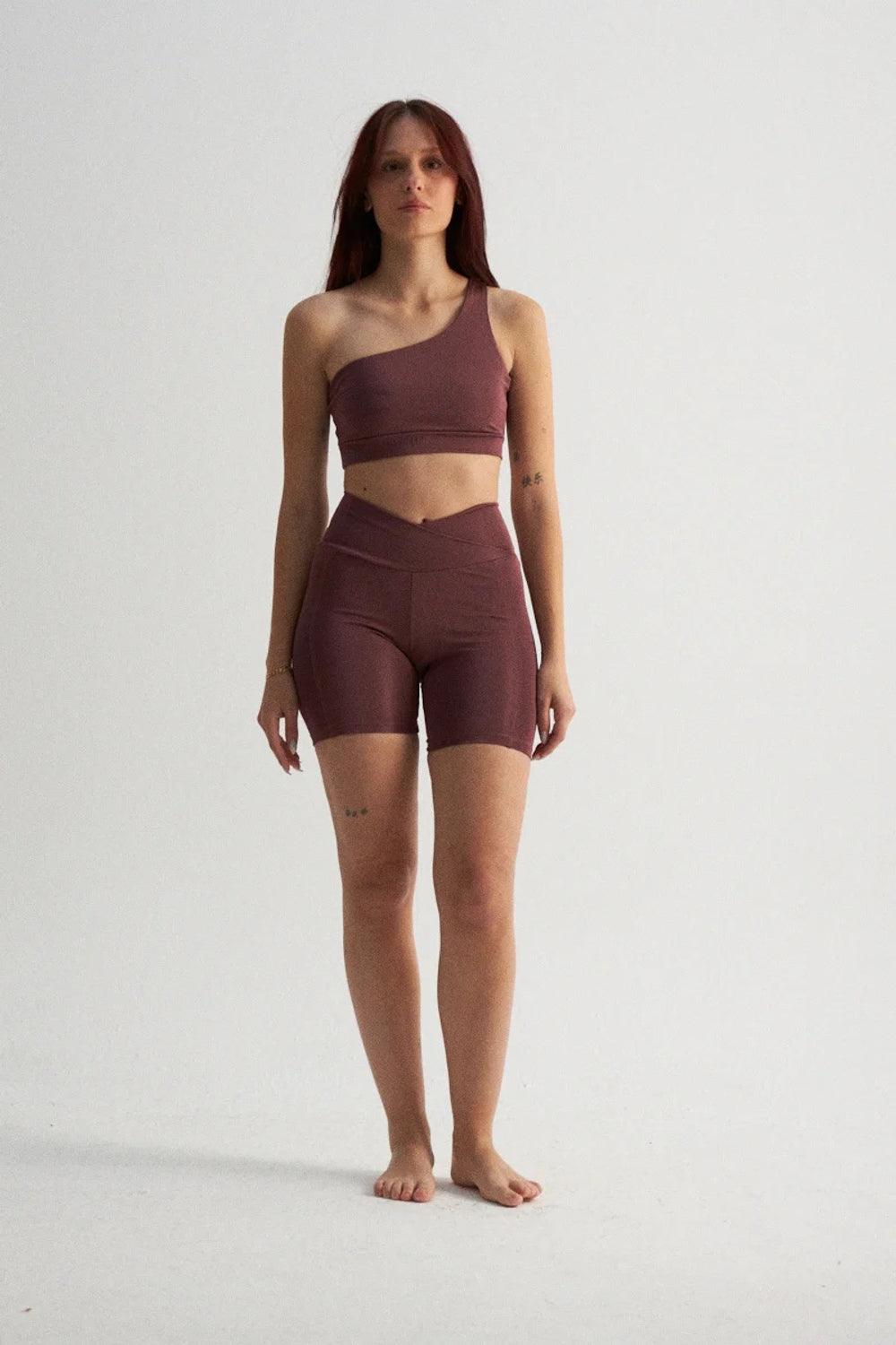 Liquide-SORUNLU - Soleil Biker Tayt Gül Kurusu-Tayt-1-Milagron.com