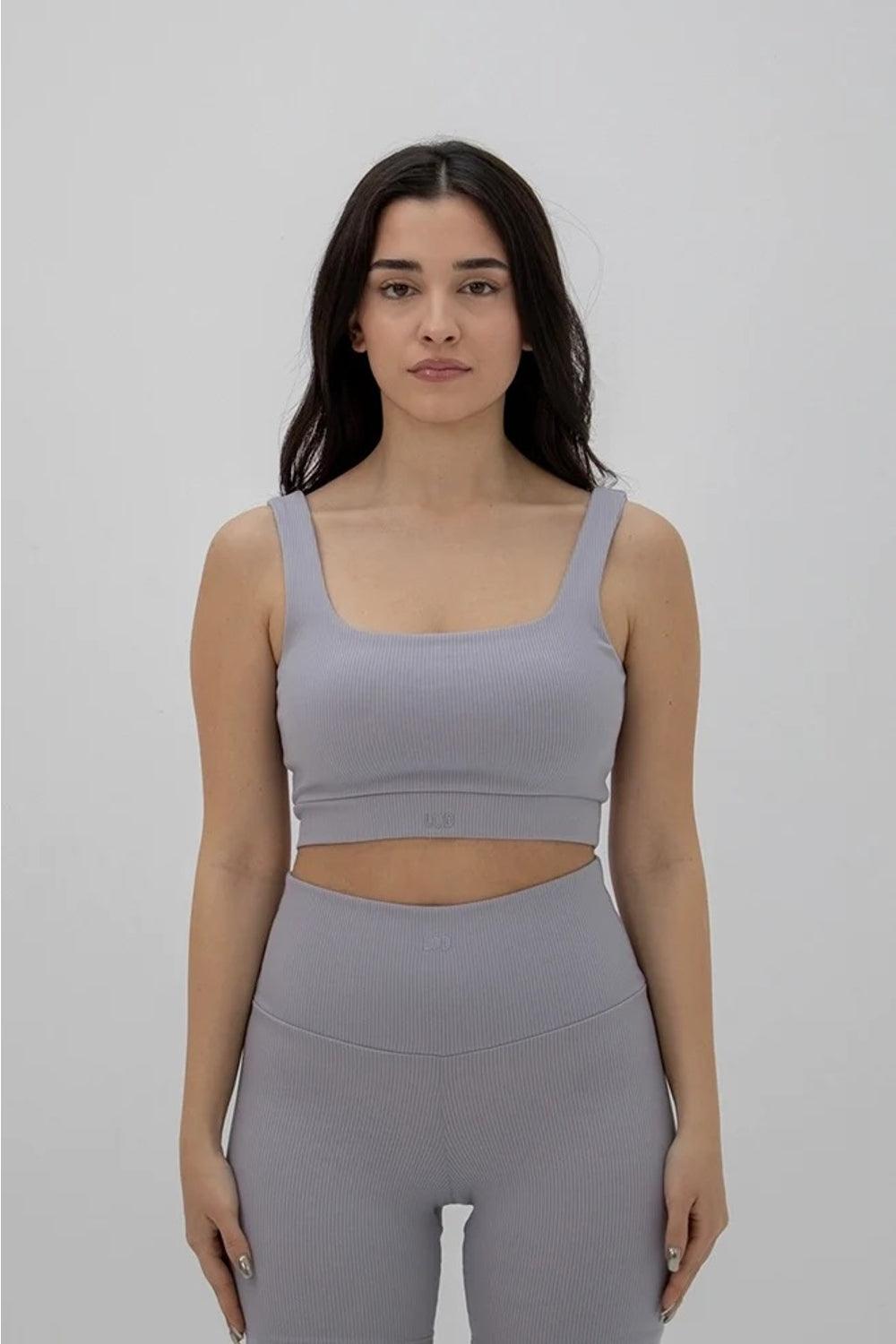 Liquide-SORUNLU - Stria Nan Bralet Gri-Spor Üstü-1-Milagron.com
