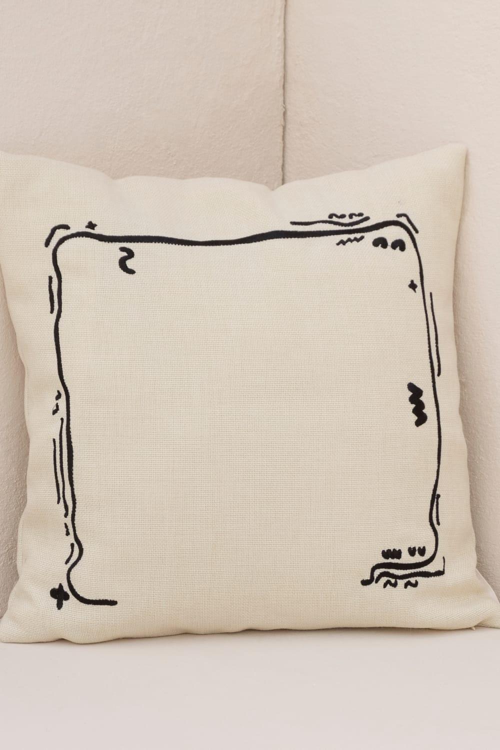 Livn Pieces-Ecru Kırlent N1-Yastık-1-Milagron.com