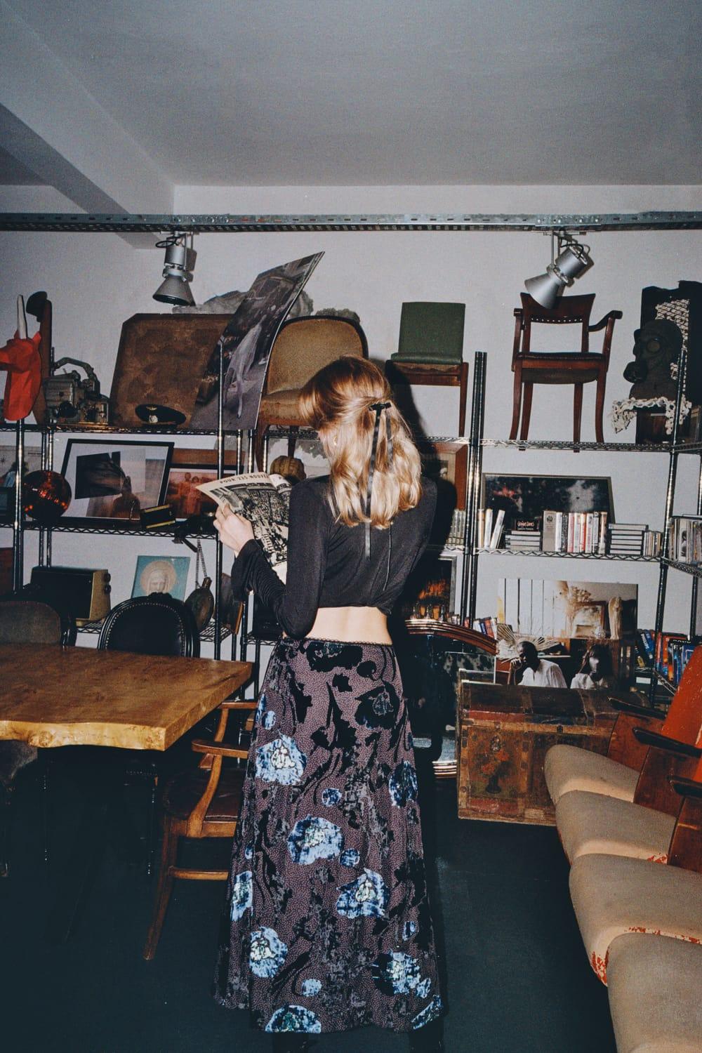 Maat Clothing-Rosie Blue Etek-Etek-3-Milagron.com