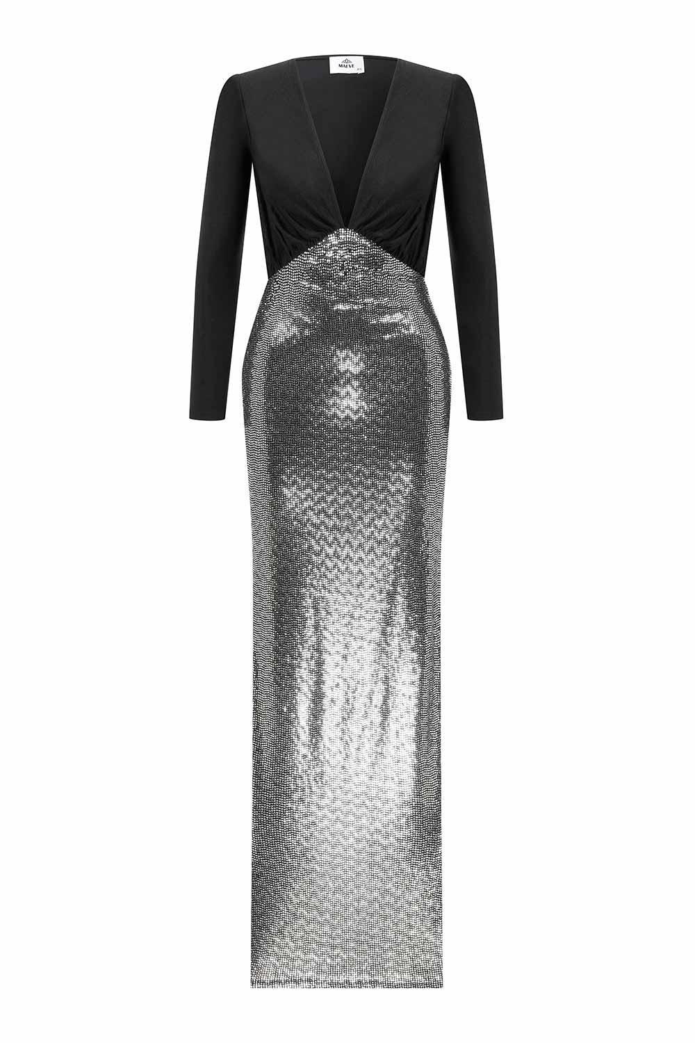 Maeve-Highway Blues Maxi Dress-Elbise-1-Milagron.com