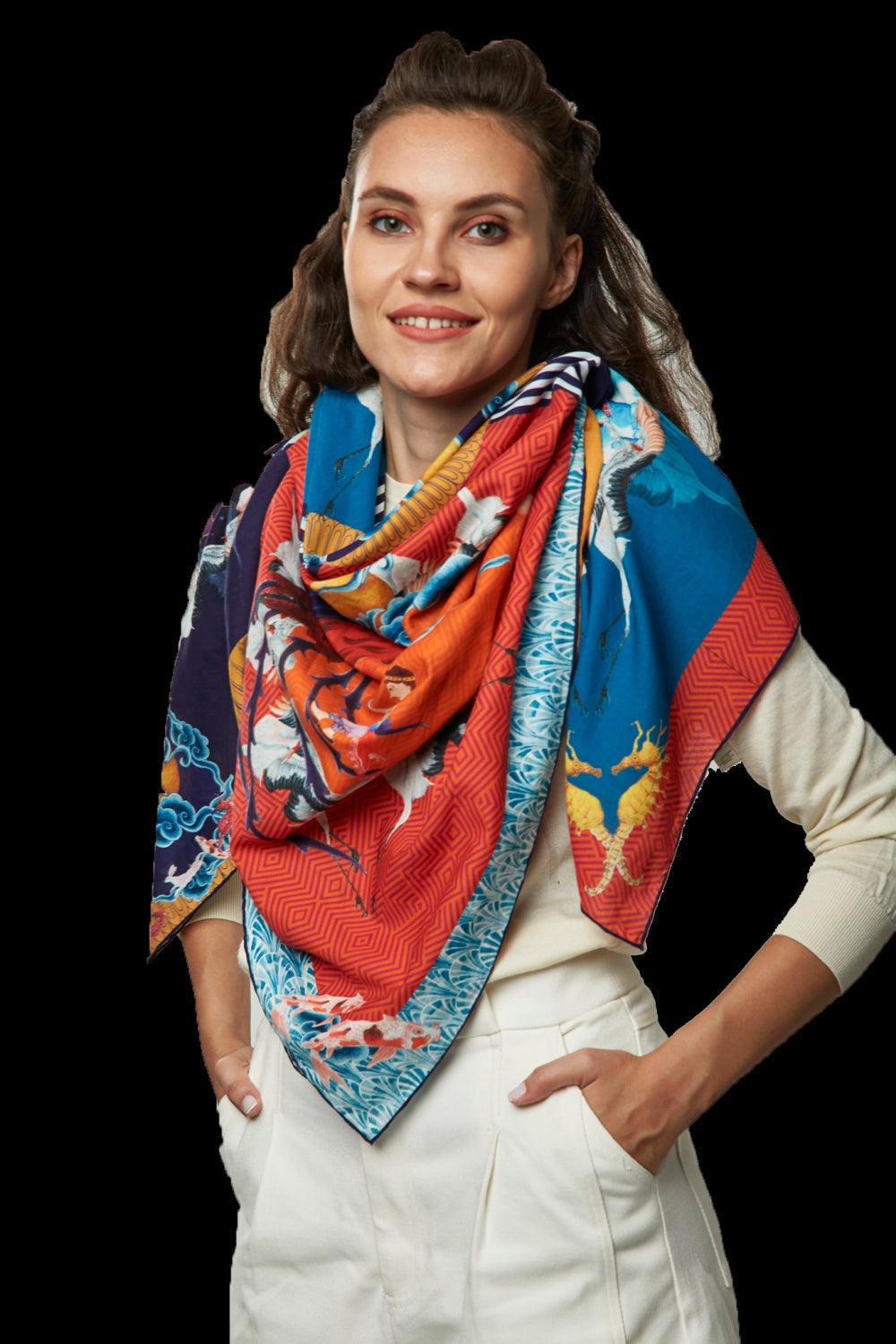 Martius-1001 Night Tales Şal-Şal & Fular-1-Milagron.com