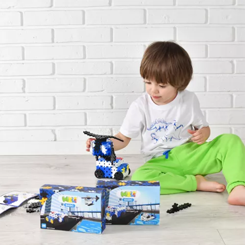 Meli Toys-Meli Toys Blok Oyuncak Basic Police 4 in 1-Yapı Oyuncakları-3-Milagron.com