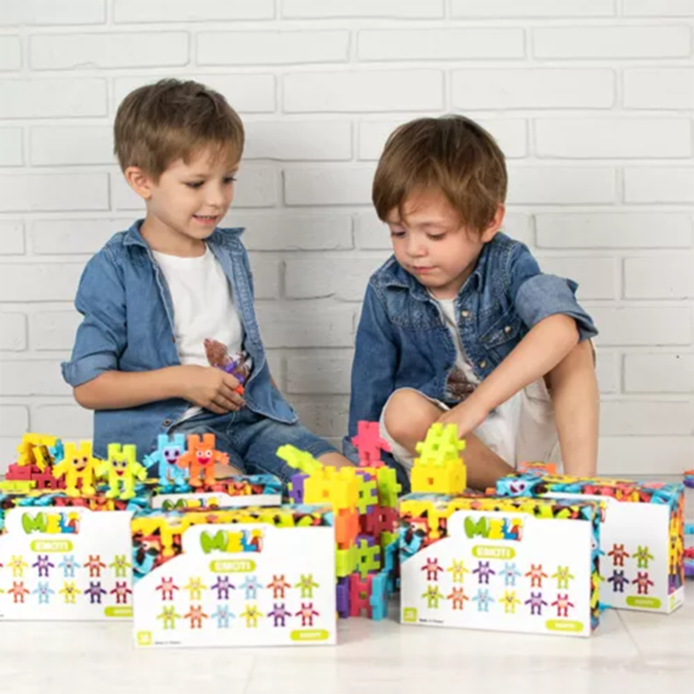 Meli Toys-Meli Toys Blok Oyuncak Emoti Happy-Yapı Oyuncakları-3-Milagron.com