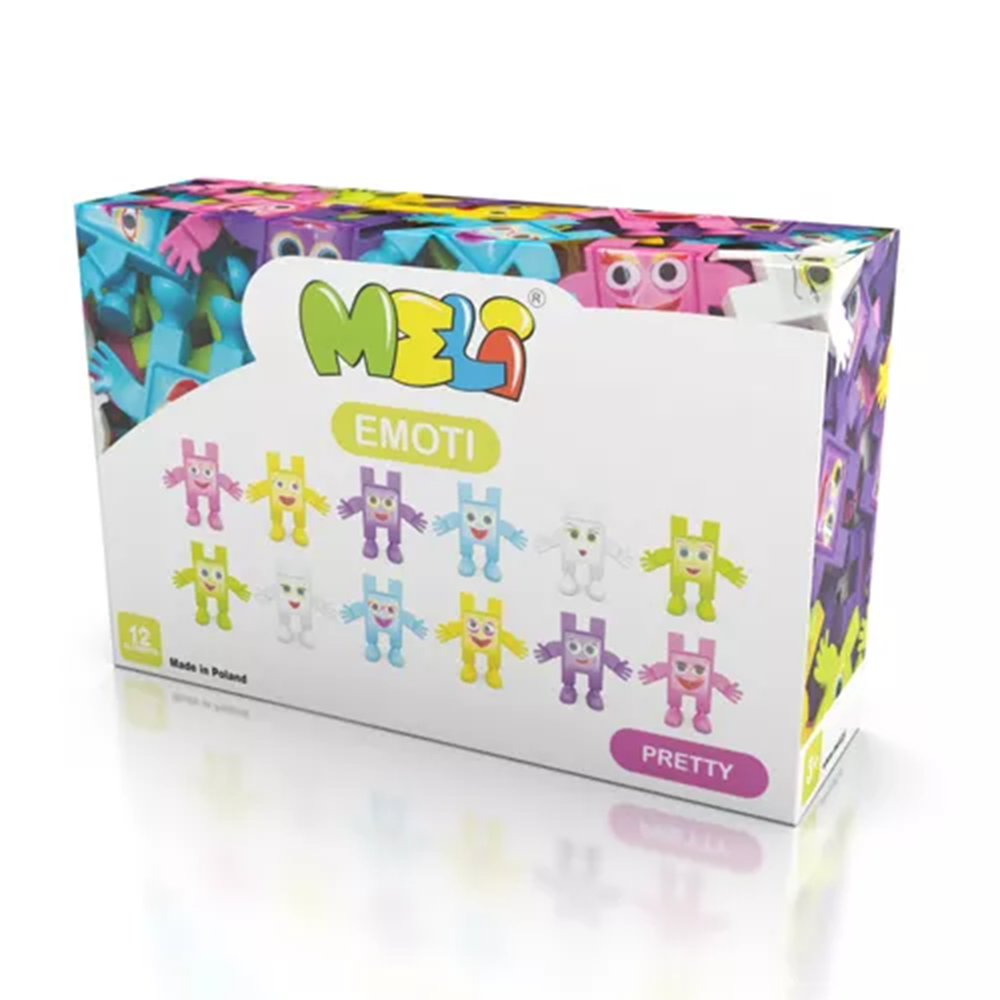 Meli Toys-Meli Toys Blok Oyuncak Emoti Pretty-Yapı Oyuncakları-1-Milagron.com