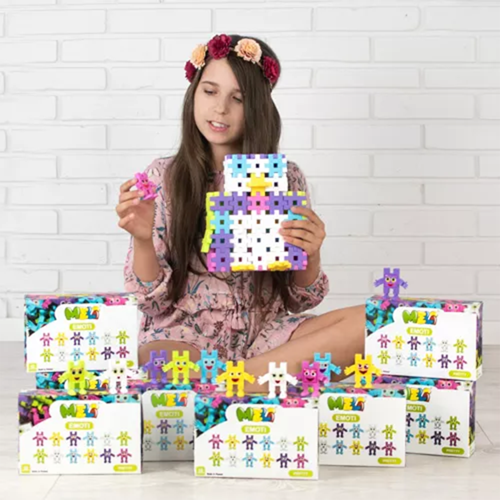 Meli Toys-Meli Toys Blok Oyuncak Emoti Pretty-Yapı Oyuncakları-2-Milagron.com