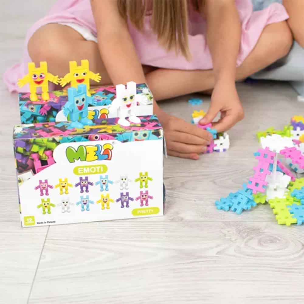 Meli Toys-Meli Toys Blok Oyuncak Emoti Pretty-Yapı Oyuncakları-3-Milagron.com