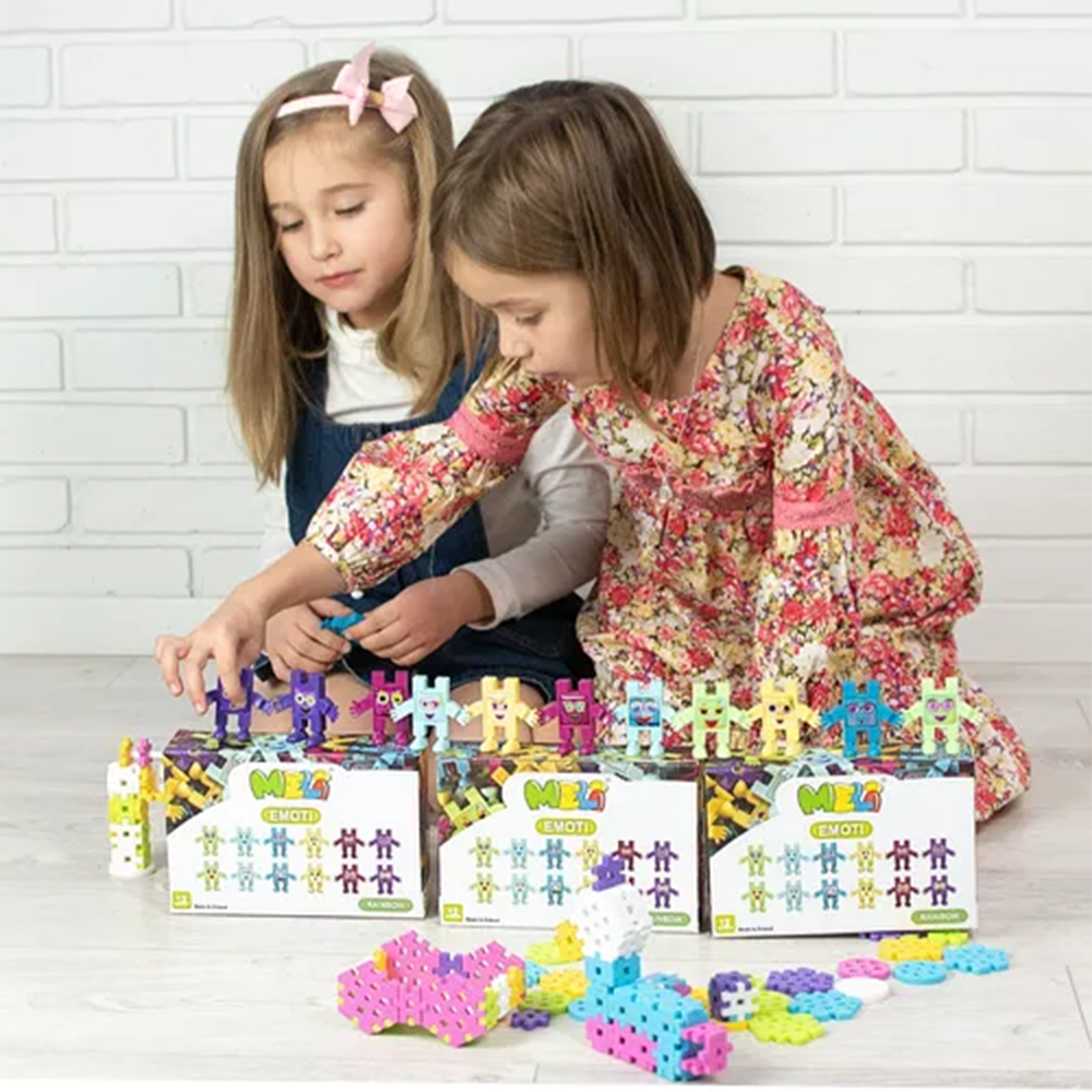 Meli Toys-Meli Toys Blok Oyuncak Emoti Rainbow-Yapı Oyuncakları-2-Milagron.com