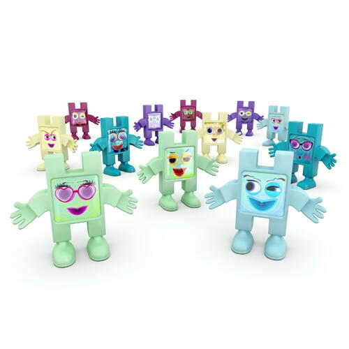 Meli Toys-Meli Toys Blok Oyuncak Emoti Rainbow-Yapı Oyuncakları-5-Milagron.com