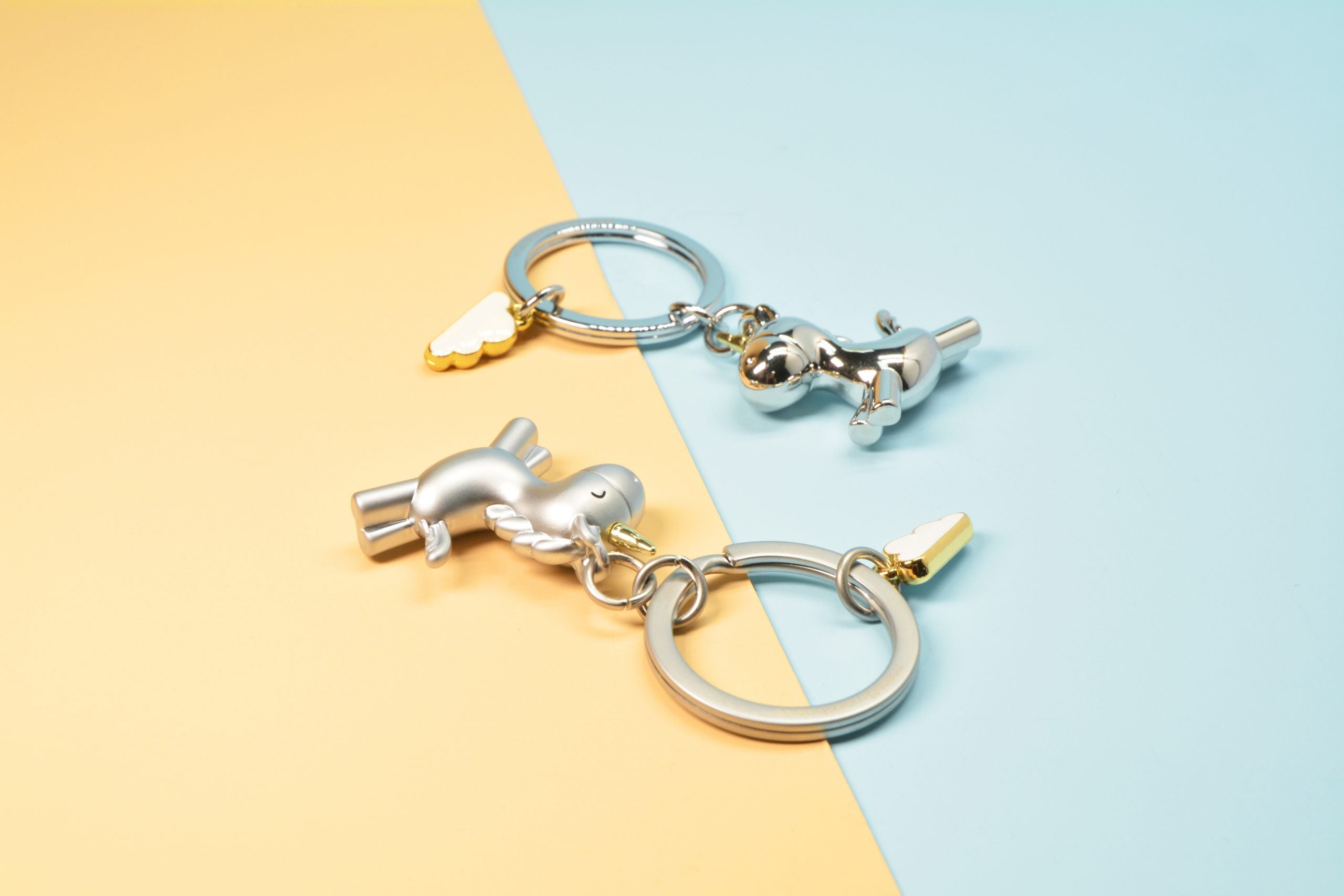 Metalmorphose-3 D Uçan Unicorn Anahtarlık-Anahtarlık-5-Milagron.com