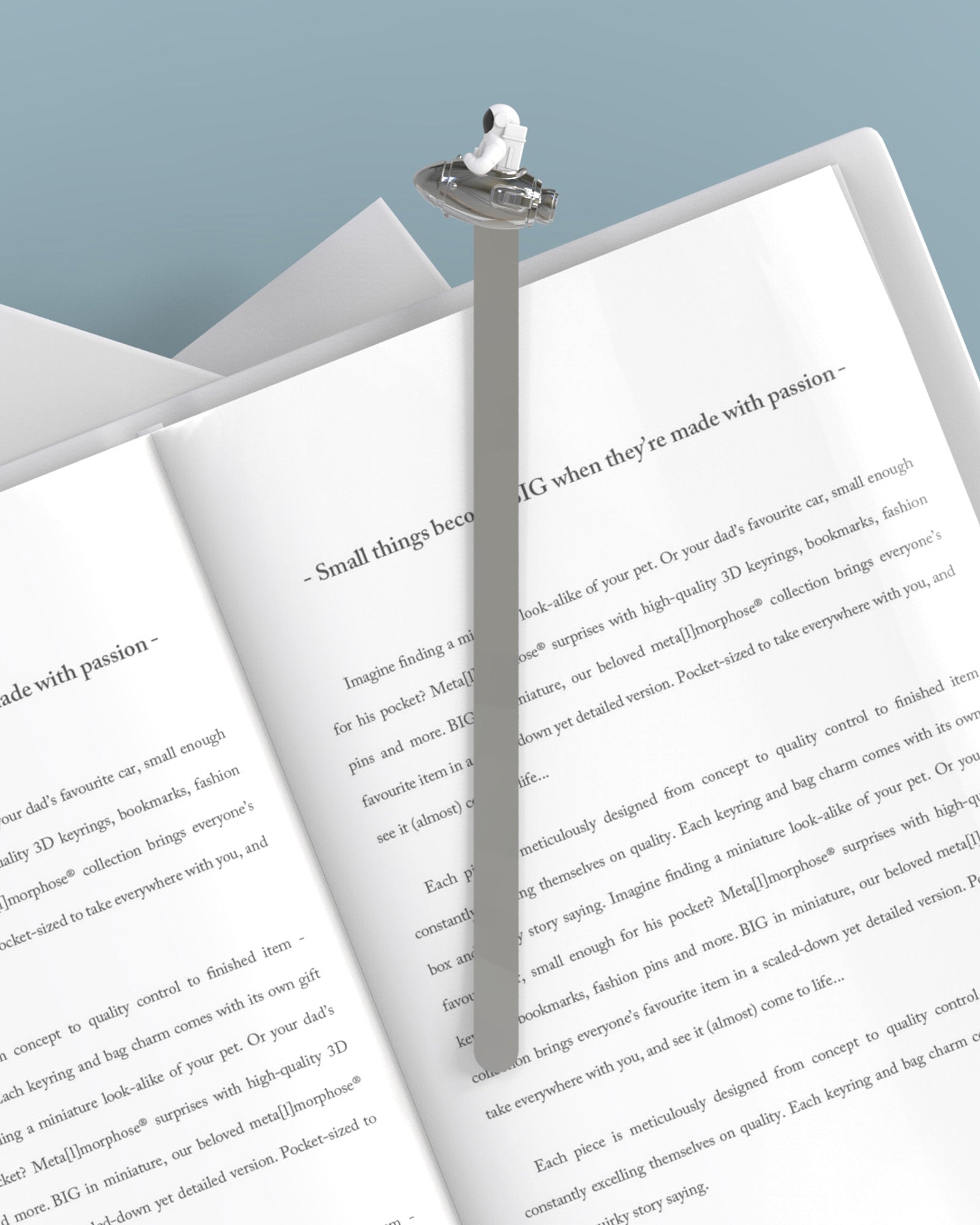 Metalmorphose-Astronot Kitap Ayracı-Kitap Ayracı-2-Milagron.com