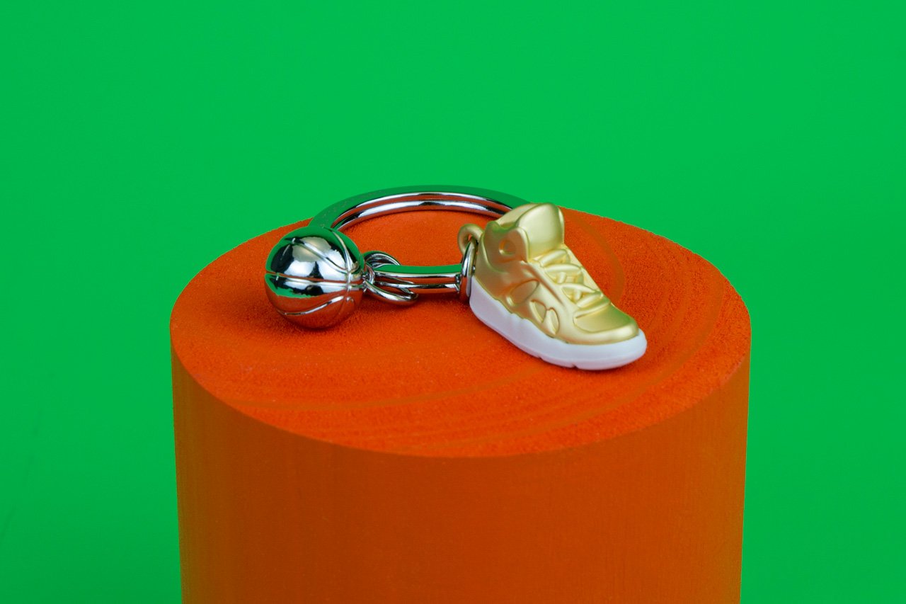 Metalmorphose-Basketbol Ayakkabısı Anahtarlık Gold-Anahtarlık-7-Milagron.com