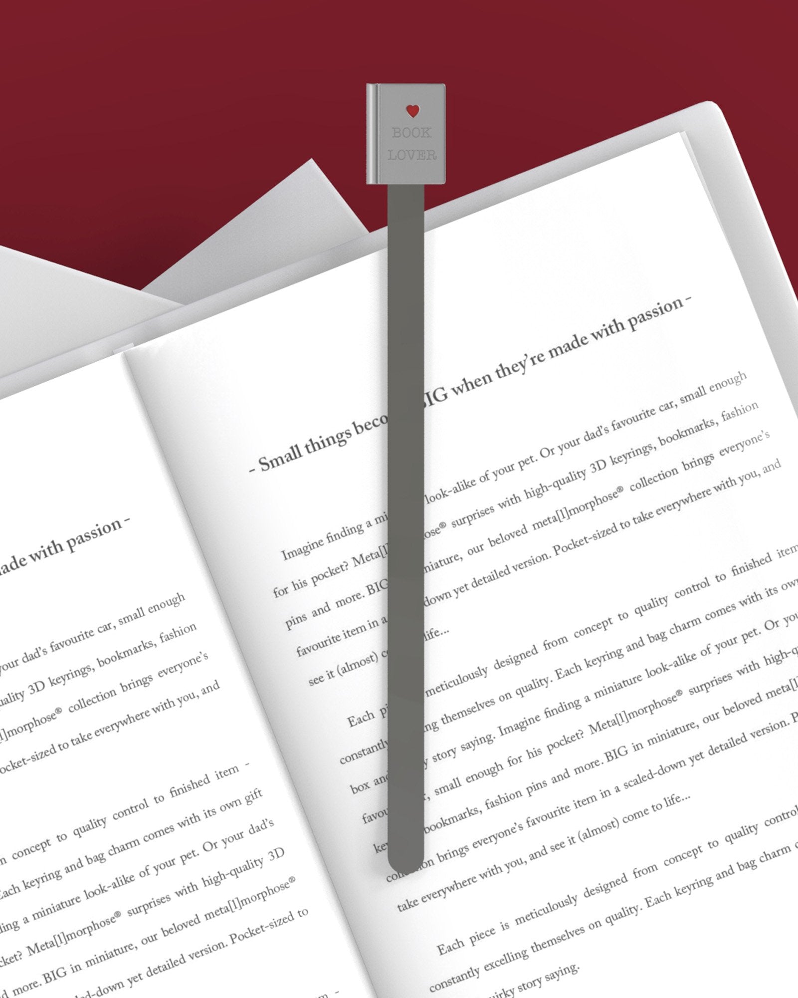 Metalmorphose-Book Lover Kitap Ayracı-Kitap Ayracı-3-Milagron.com