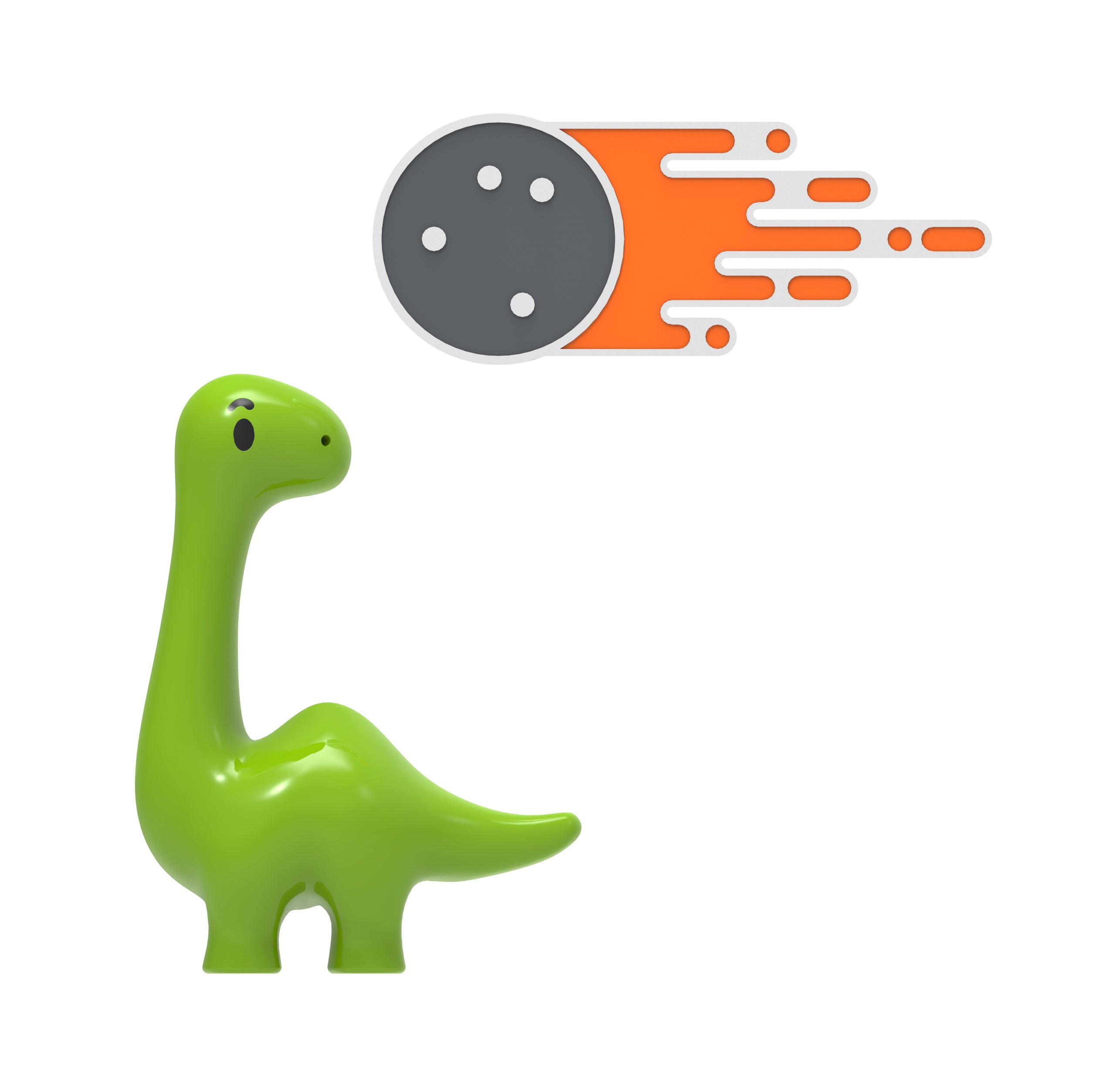 Metalmorphose-Dino & Meteor Broş Seti-Rozet-1-Milagron.com