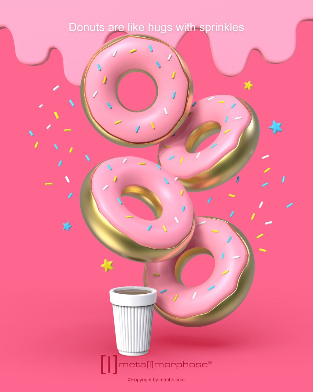 Metalmorphose-Donut Anahtarlık-Anahtarlık-5-Milagron.com