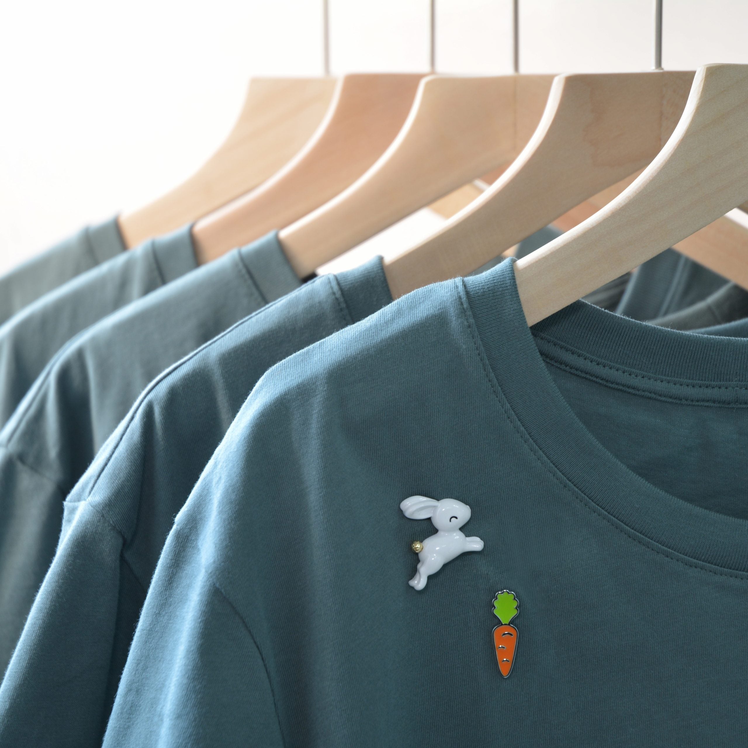 Metalmorphose-Havuç & Tavşan Broş Seti-Rozet-8-Milagron.com