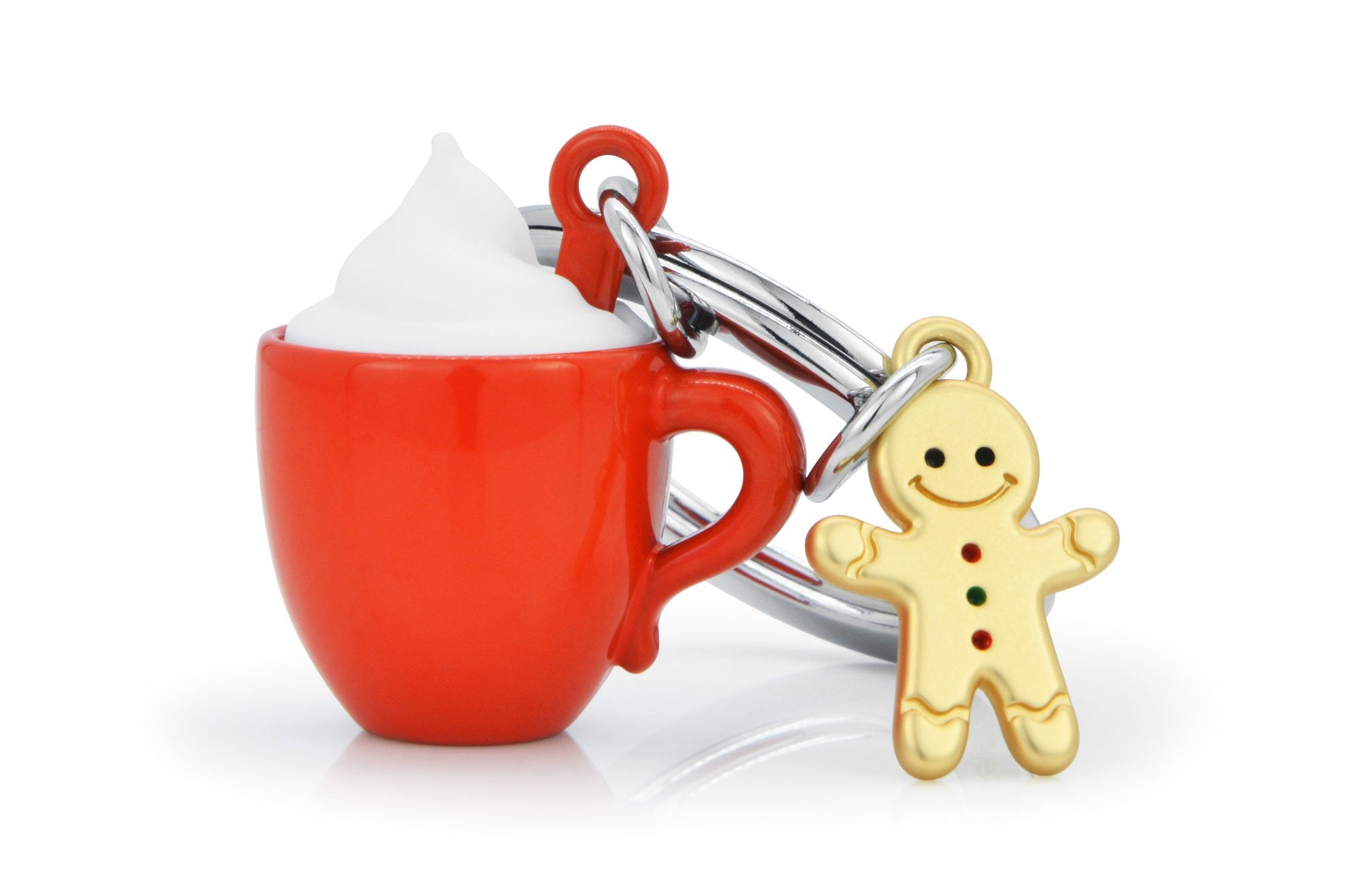 Metalmorphose-Köpüklü Fincan Ve Gingerbread Anahtarlık-Anahtarlık-4-Milagron.com