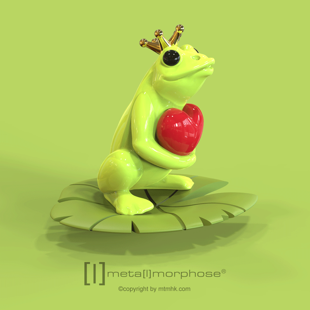 Metalmorphose-Kurbağa Prens Anahtarlık-Anahtarlık-5-Milagron.com