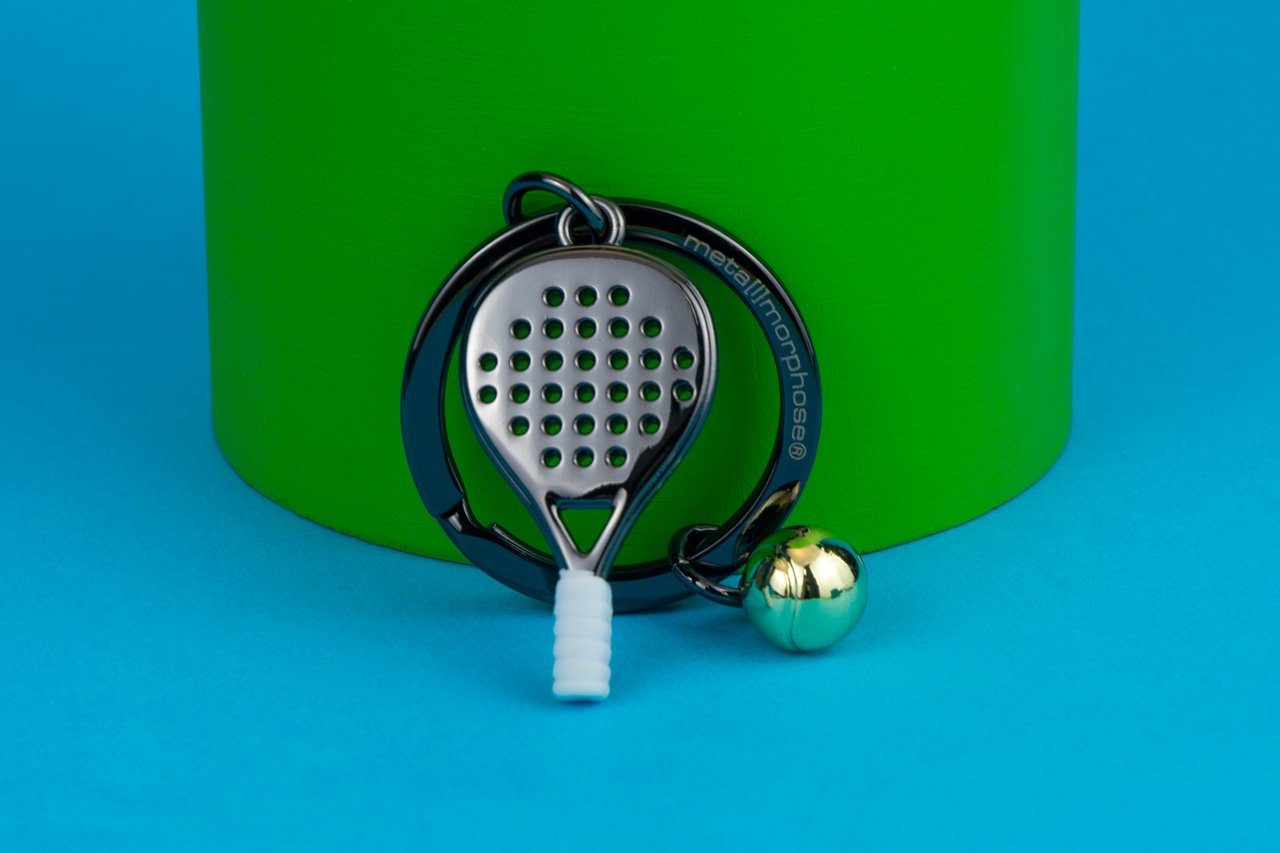 Metalmorphose-Padel Tenis Anahtarlık Siyah-Anahtarlık-3-Milagron.com
