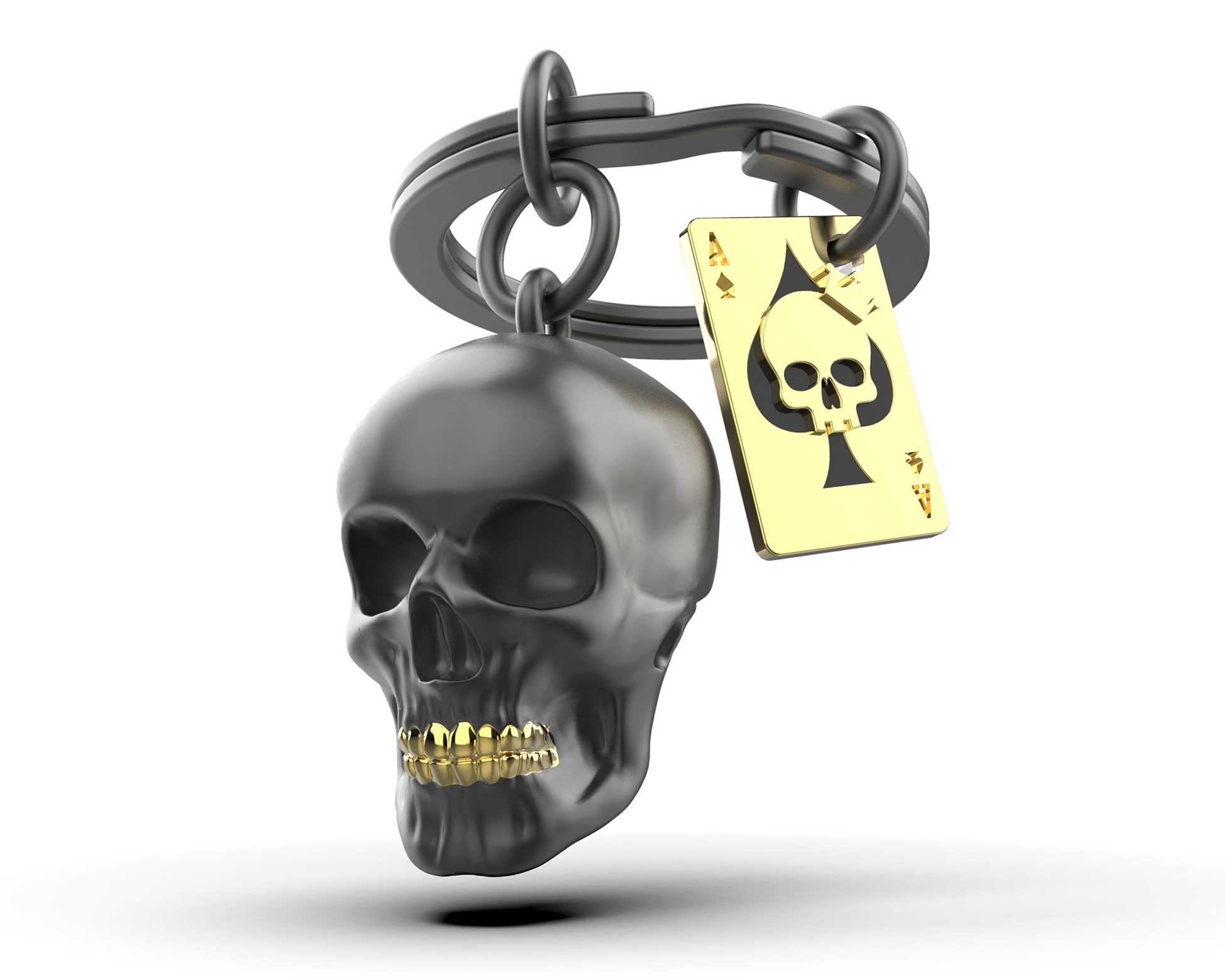 Metalmorphose-Skull Anahtarlık-Anahtarlık-2-Milagron.com