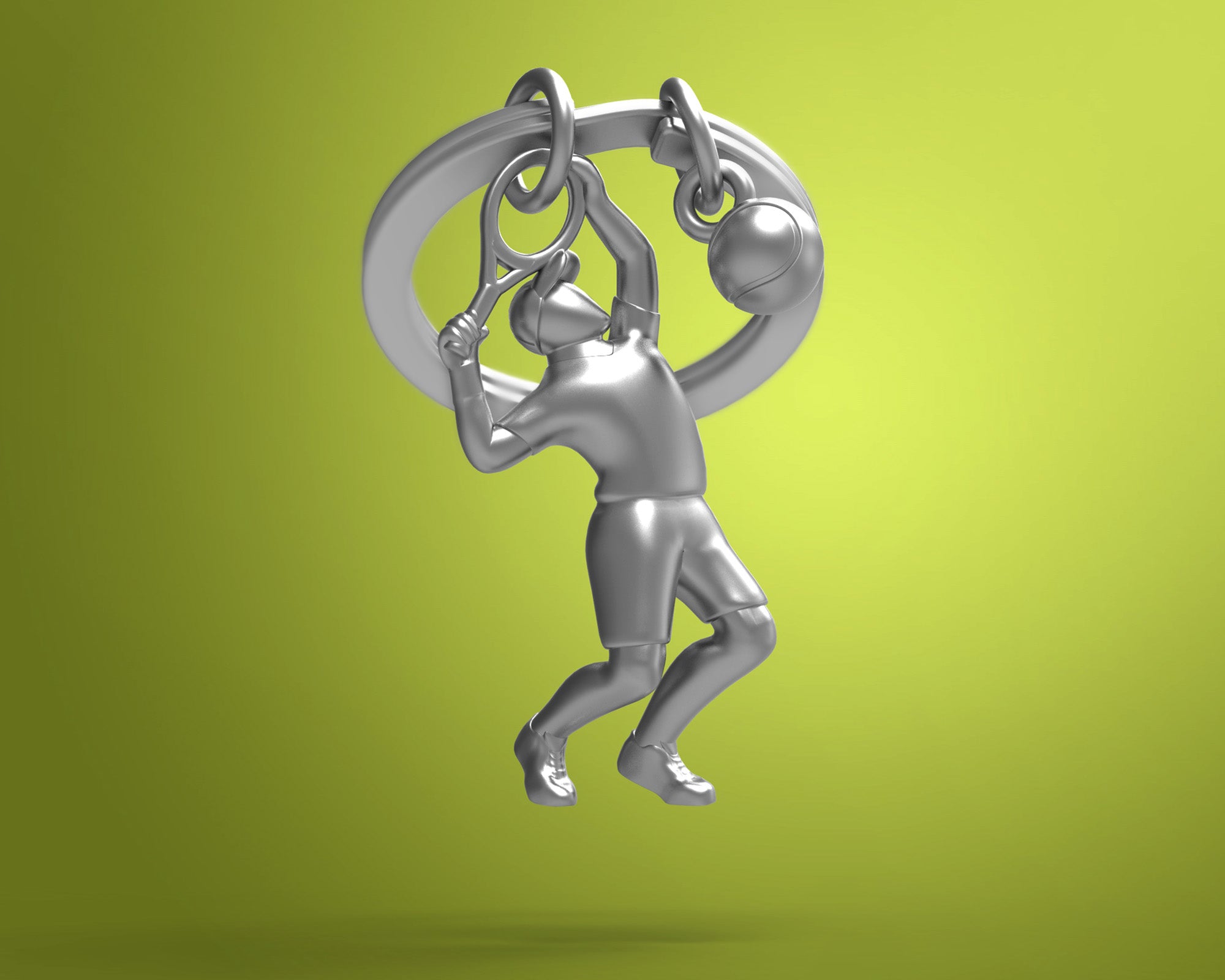 Metalmorphose-Tenis Anahtarlık-Anahtarlık-2-Milagron.com