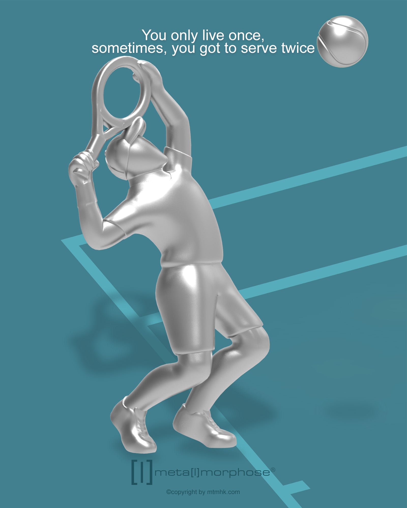 Metalmorphose-Tenis Anahtarlık-Anahtarlık-5-Milagron.com