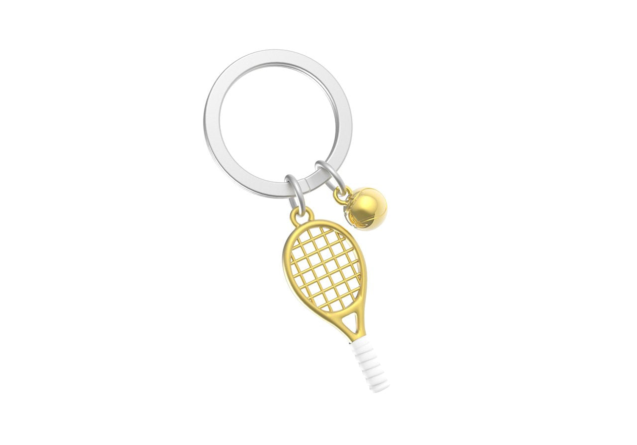 Metalmorphose-Tenis Raketi Anahtarlık Gold-Anahtarlık-4-Milagron.com