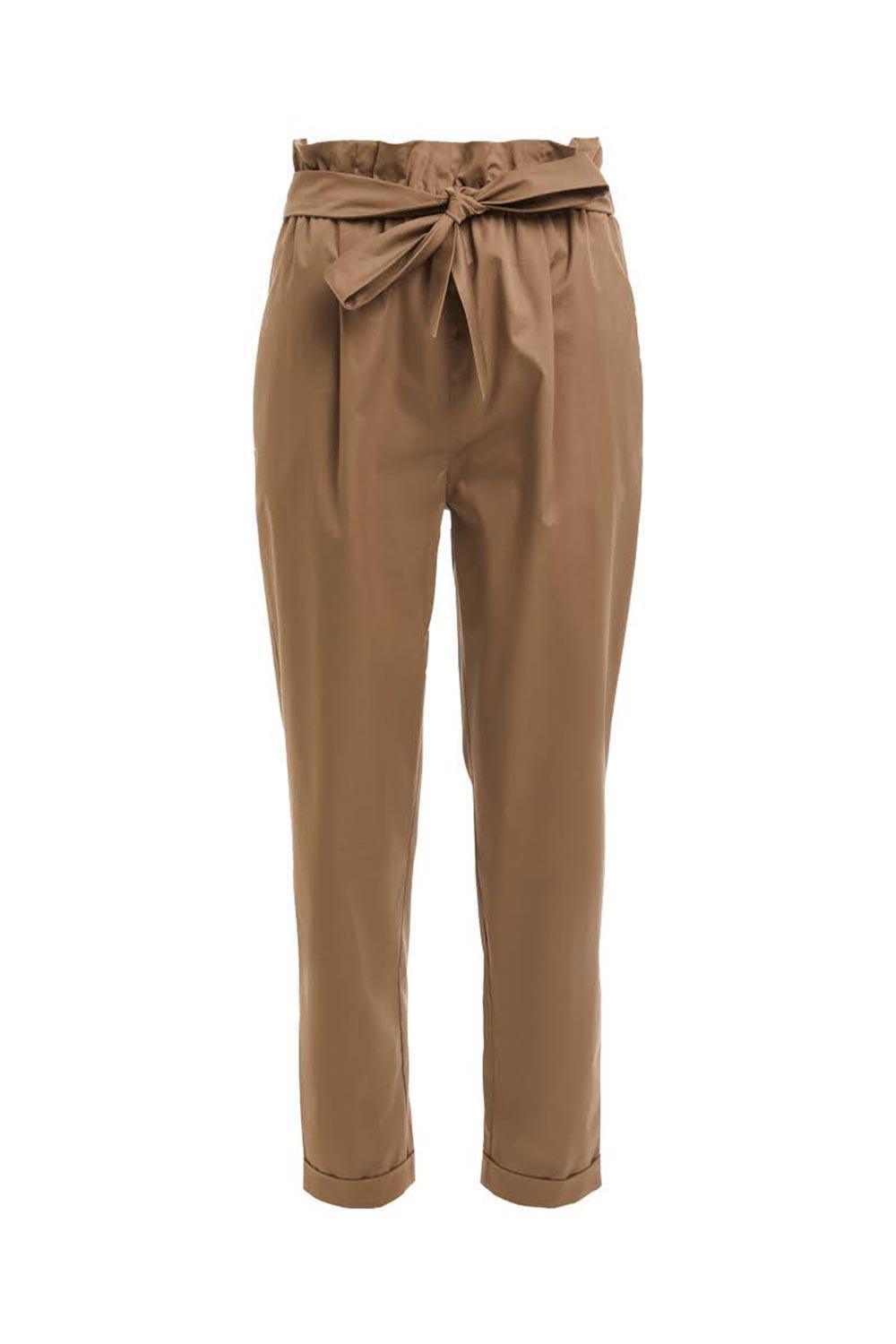 Mier-London Pantolon Bej-Kumaş Pantolon-2-Milagron.com