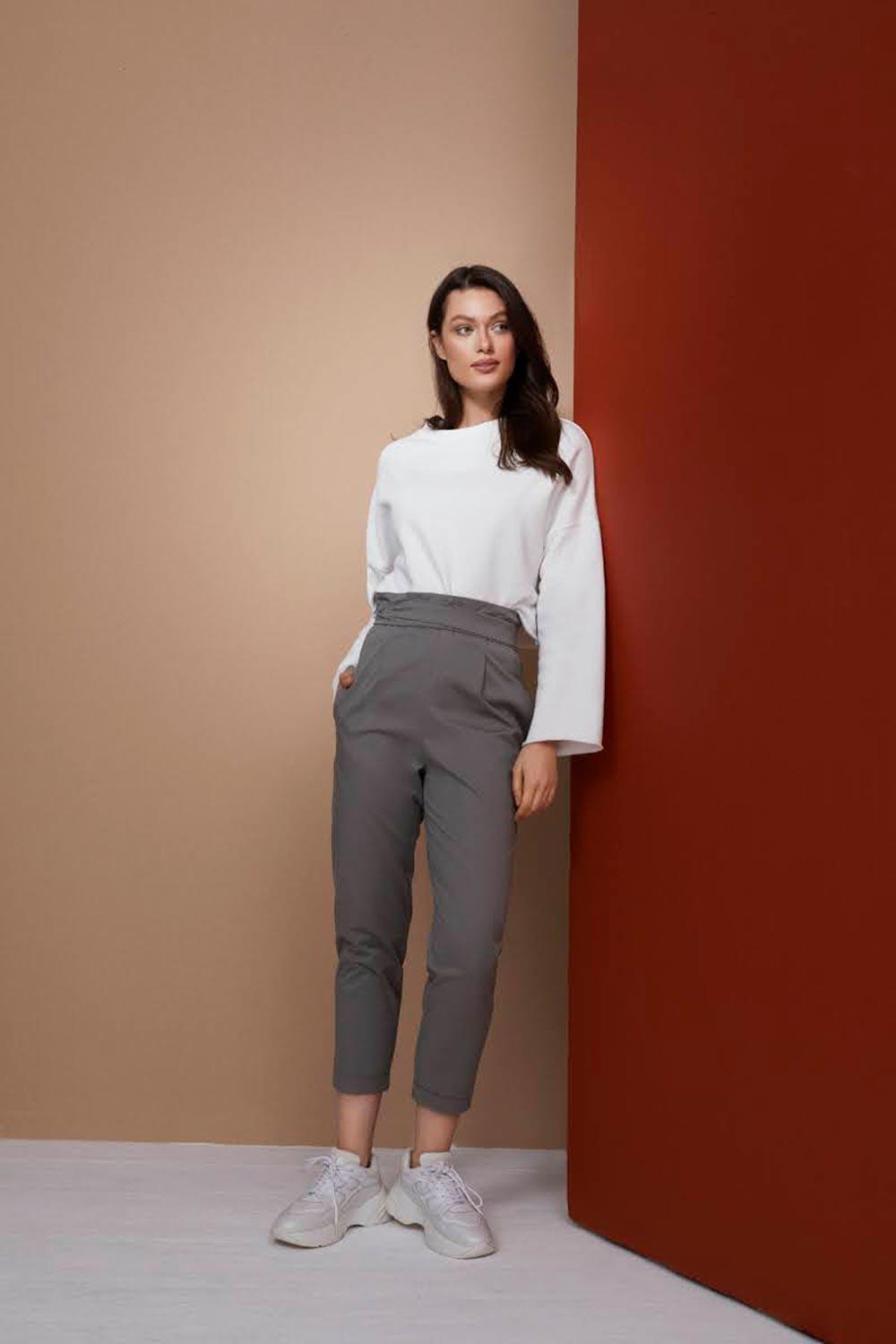 Mier-London Pantolon-Kumaş Pantolon-2-Milagron.com