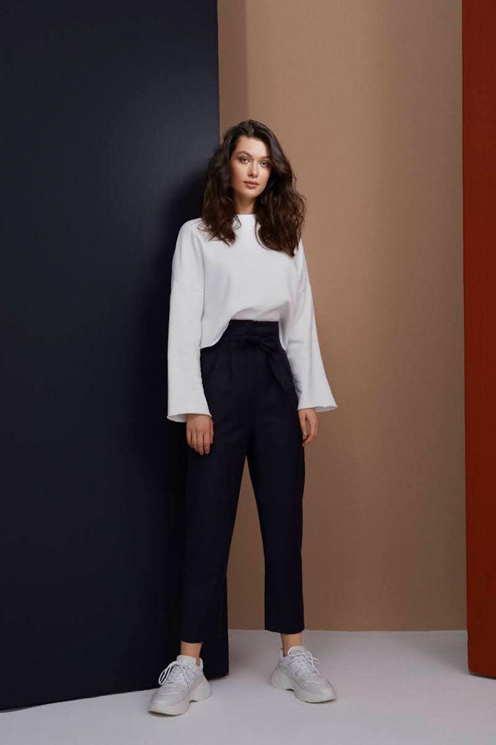 Mier-Zurich Pantolon-Kumaş Pantolon-1-Milagron.com