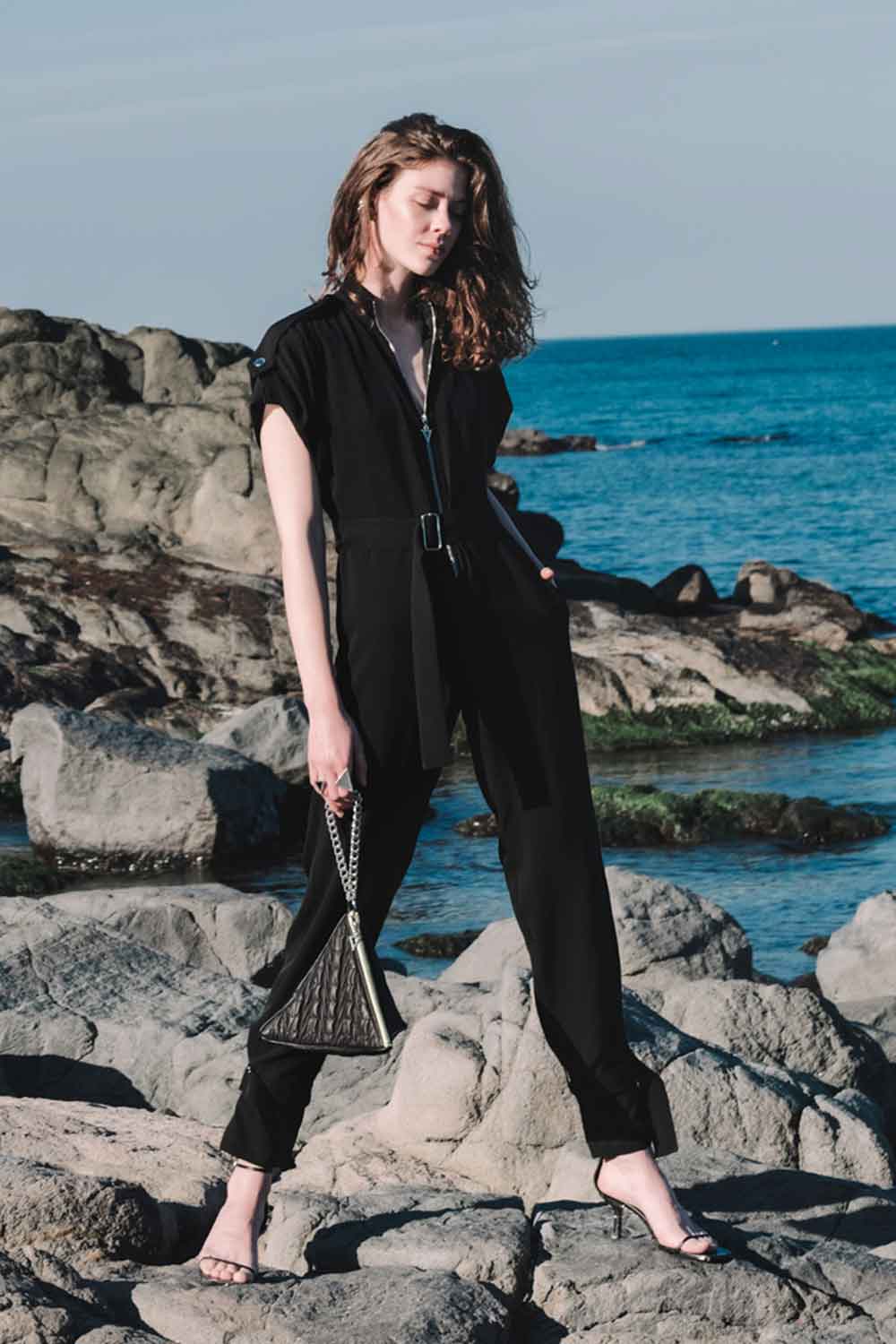 Mirimalist-Triangle Puff Bag-Omuz Çantası-2-Milagron.com