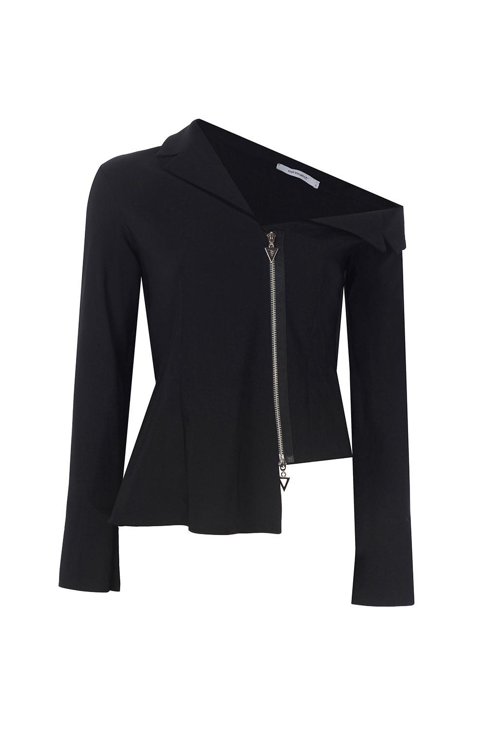Mirimalist-Viva Jacket Black-Ceket-1-Milagron.com