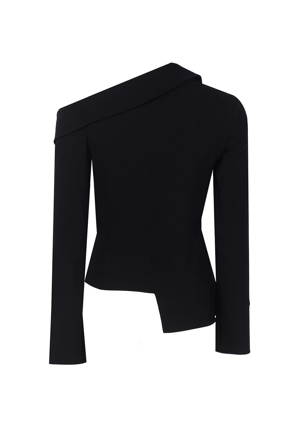Mirimalist-Viva Jacket Black-Ceket-2-Milagron.com
